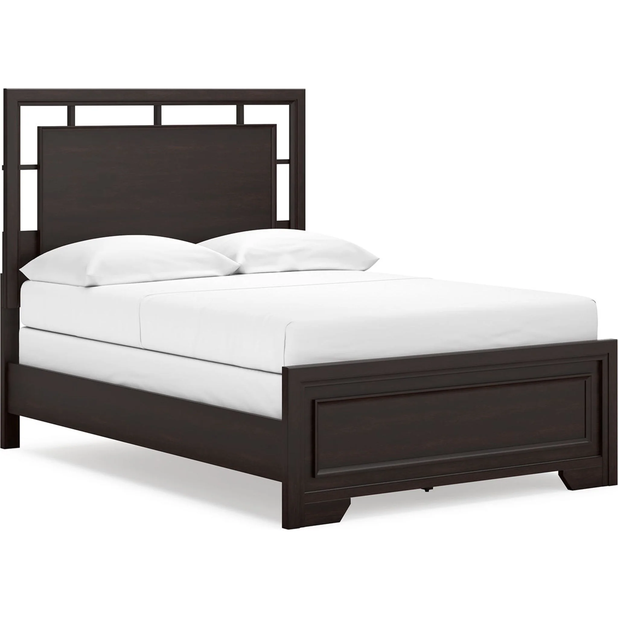 Covetown 6 Piece Full Panel Bedroom - Dark Brown - Image 13
