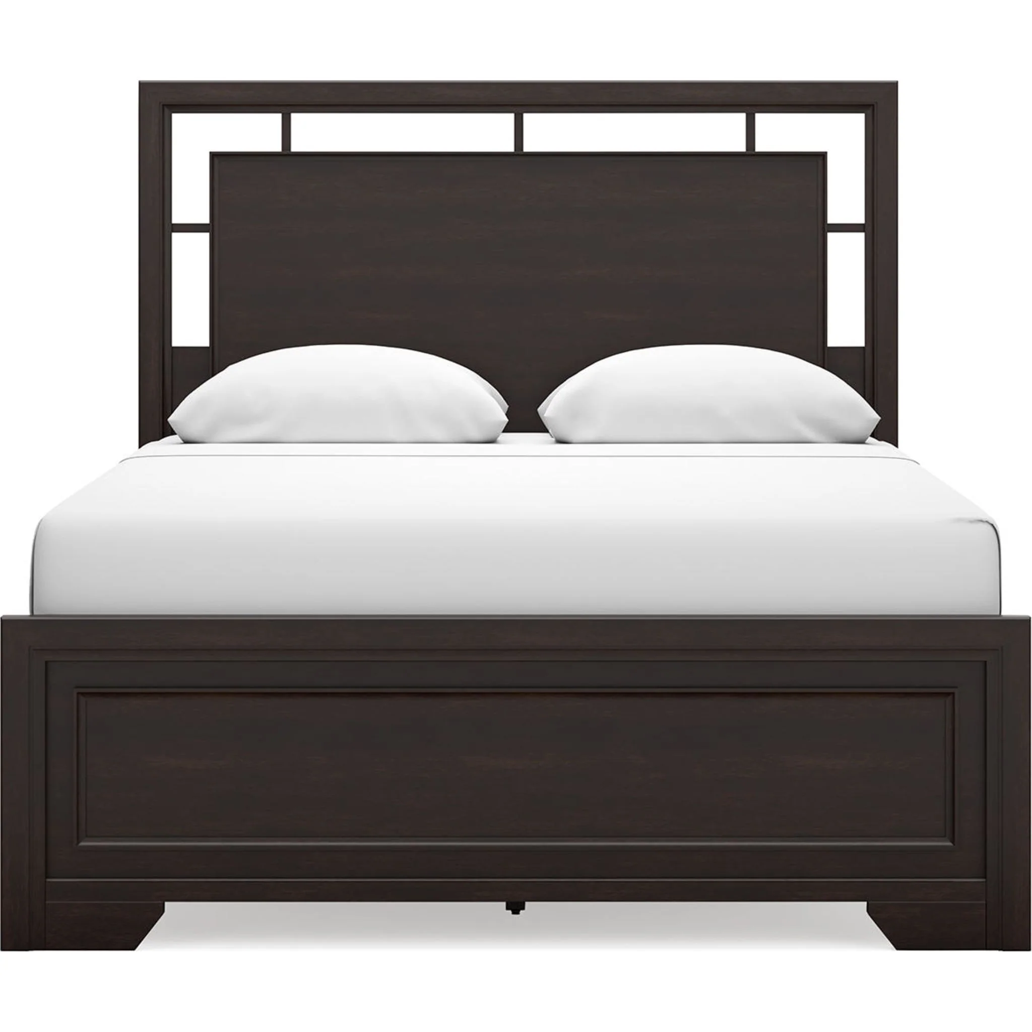 Covetown 6 Piece Queen Panel Bedroom - Dark Brown - Image 15