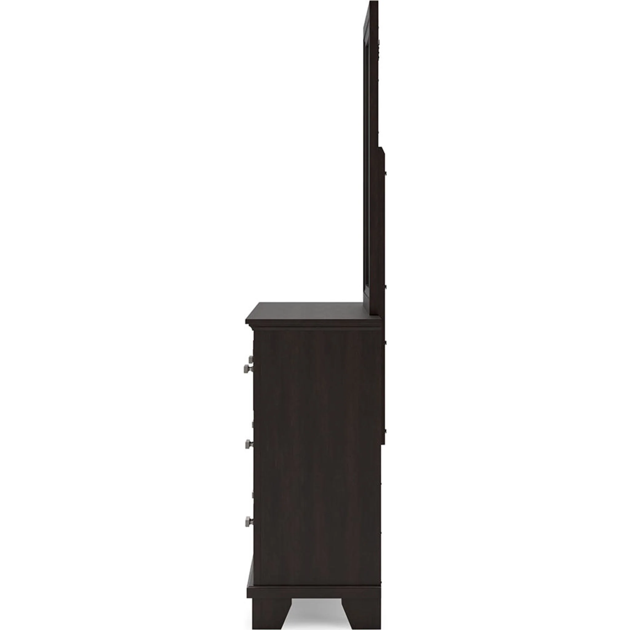 Covetown 6 Piece Twin Panel Bedroom - Dark Brown - Image 9