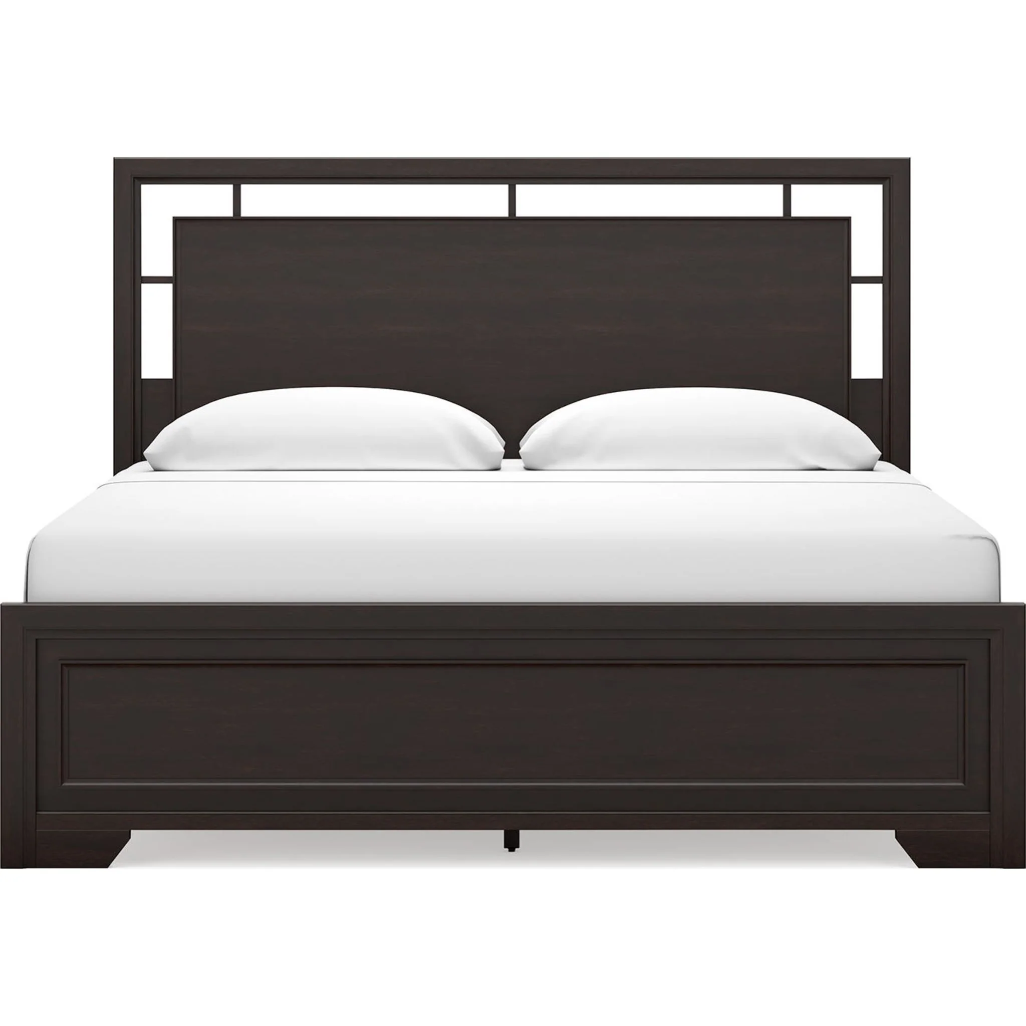 Covetown King Panel Bed - Dark Brown - Image 12