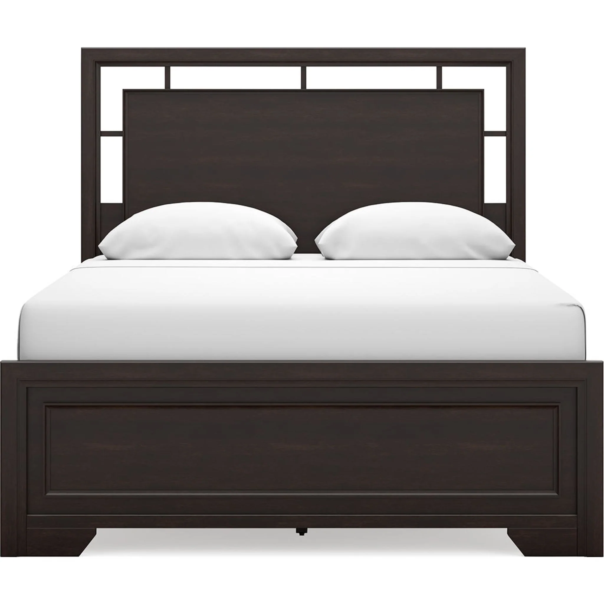 Covetown Queen Panel Bed - Dark Brown - Image 5