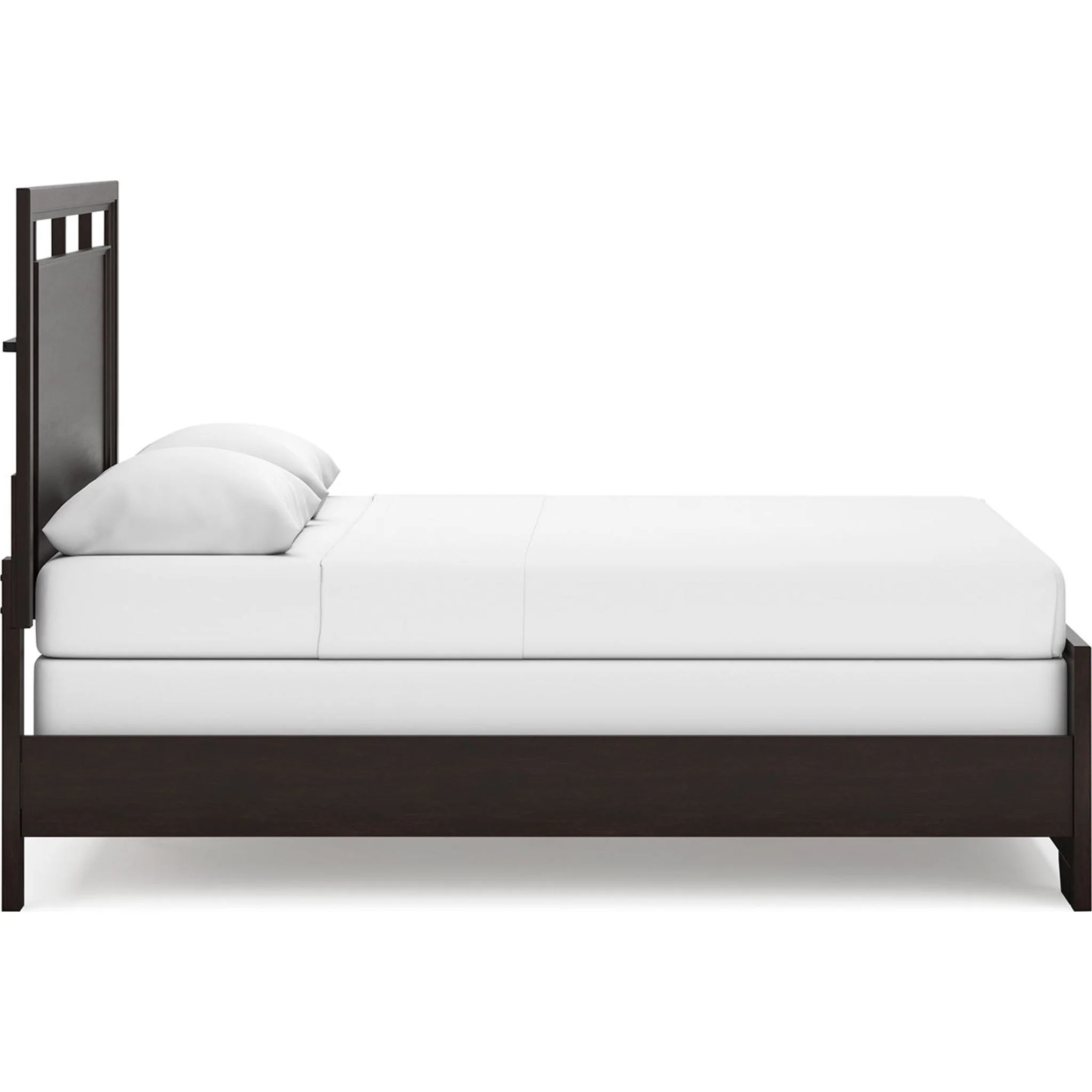 Covetown Queen Panel Bed - Dark Brown - Image 7