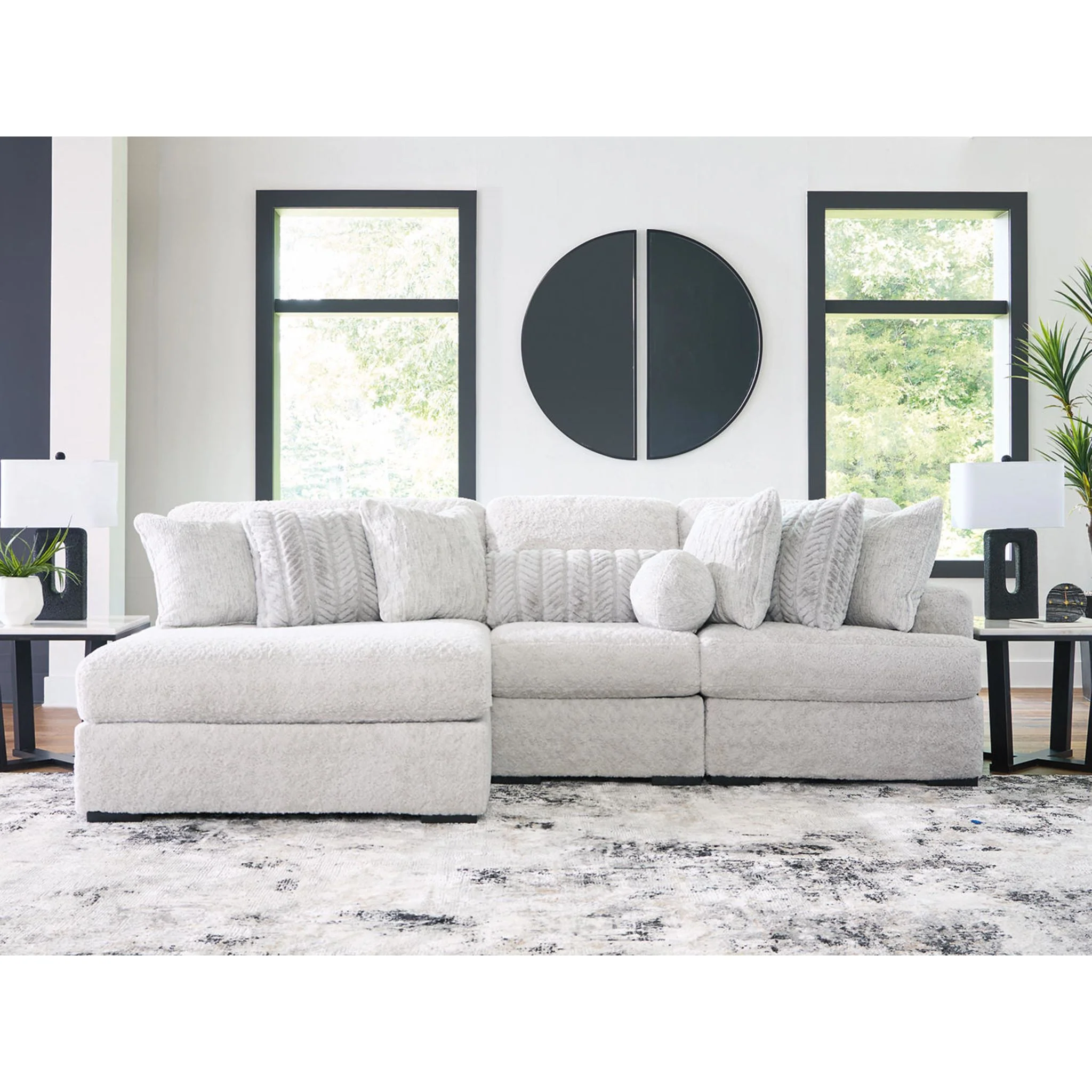 Cuddle Plush 3 Piece Modular Sectional with Chaise - Image 10