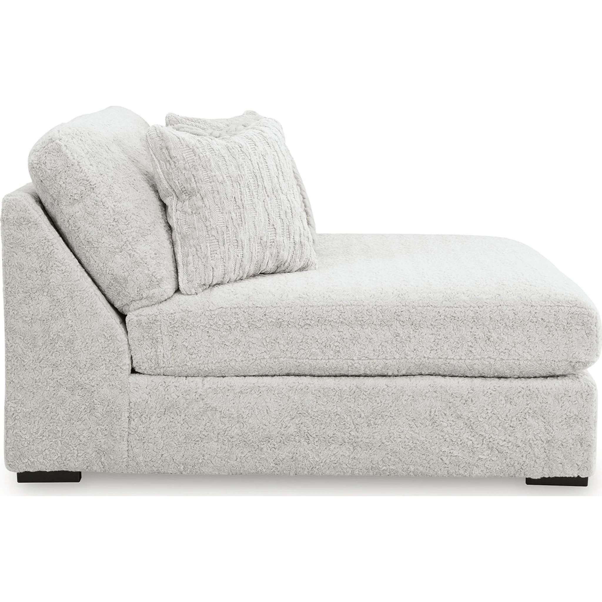 Cuddle Plush 5 Piece Sectional with Chaise - Arctic - Image 5