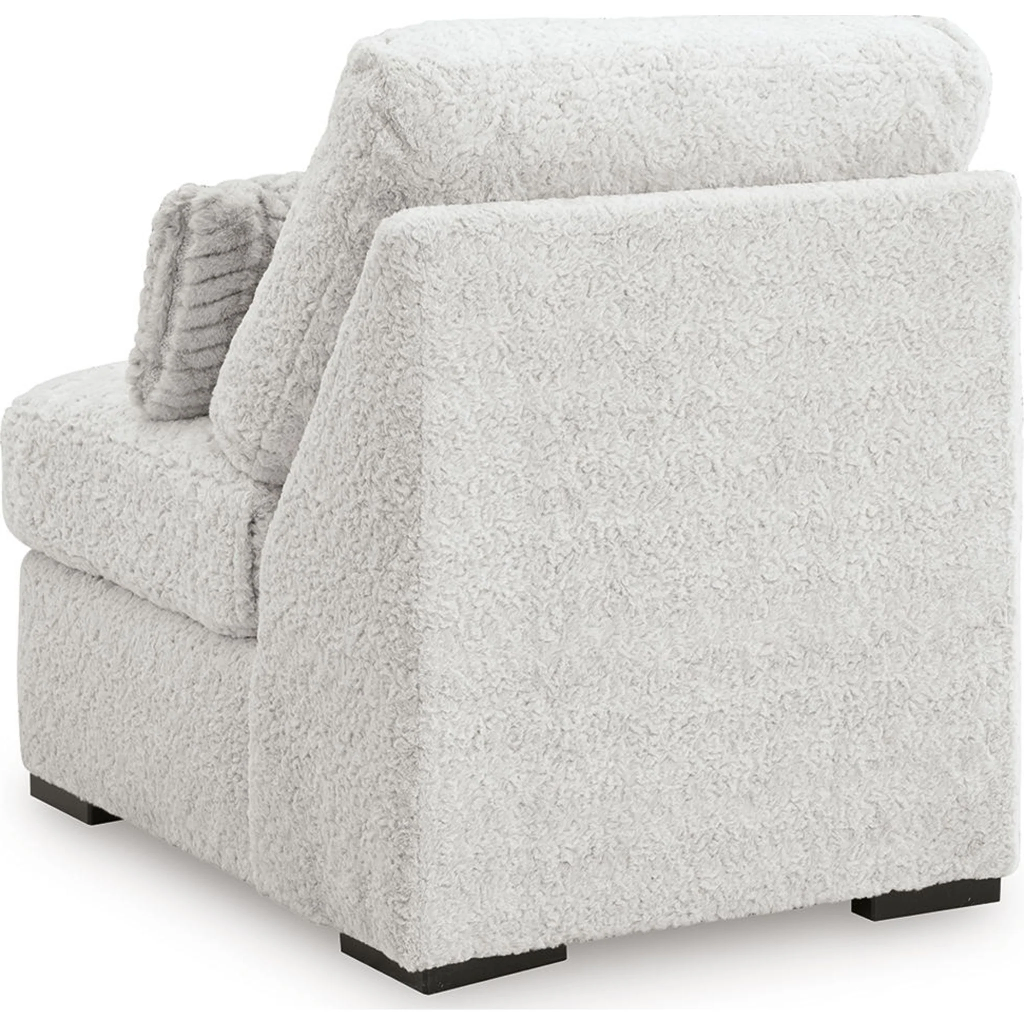 Cuddle Plush 5 Piece Sectional with Chaise - Arctic - Image 8