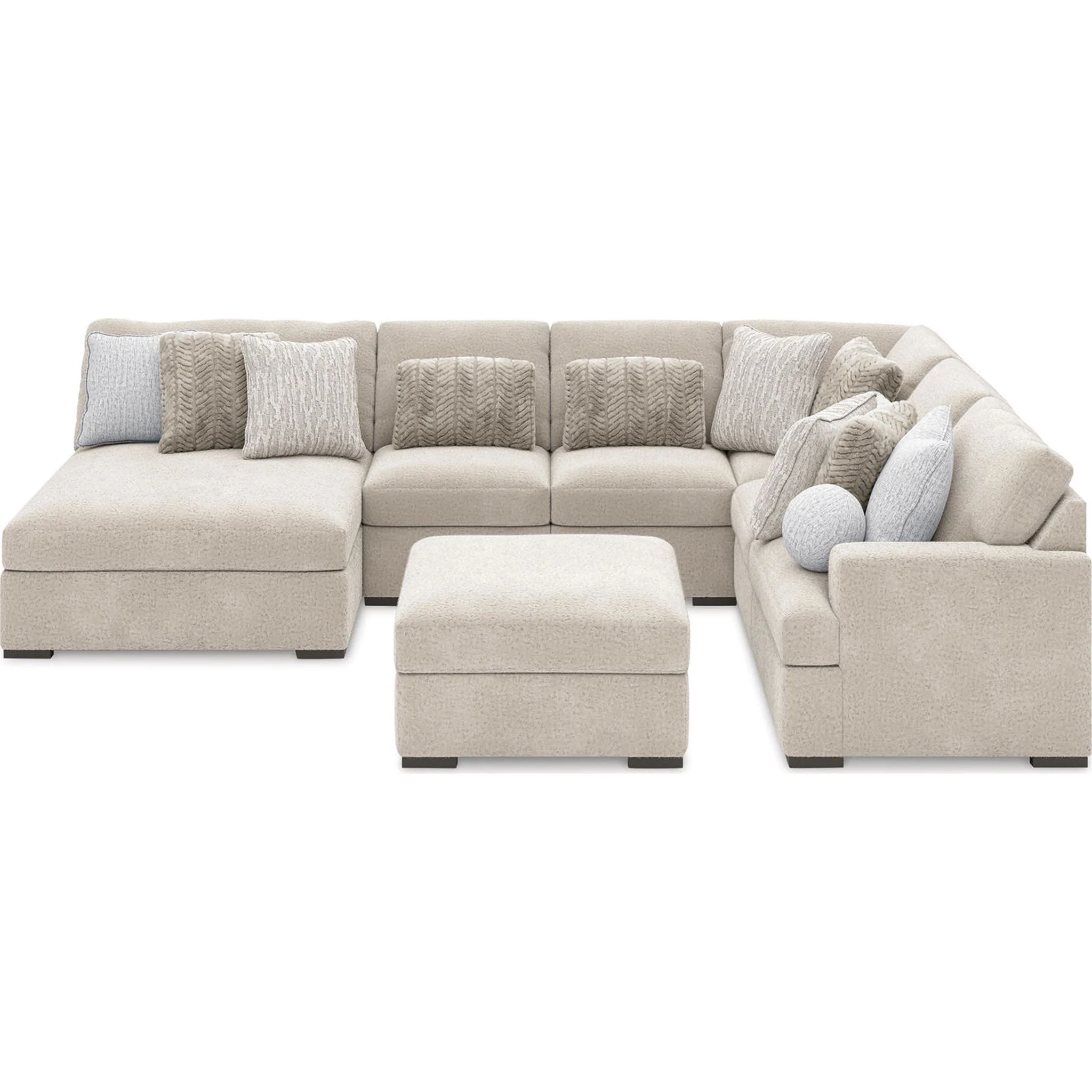 Cuddle Plush 6 Piece Modular Sectional with Chaise - Image 18