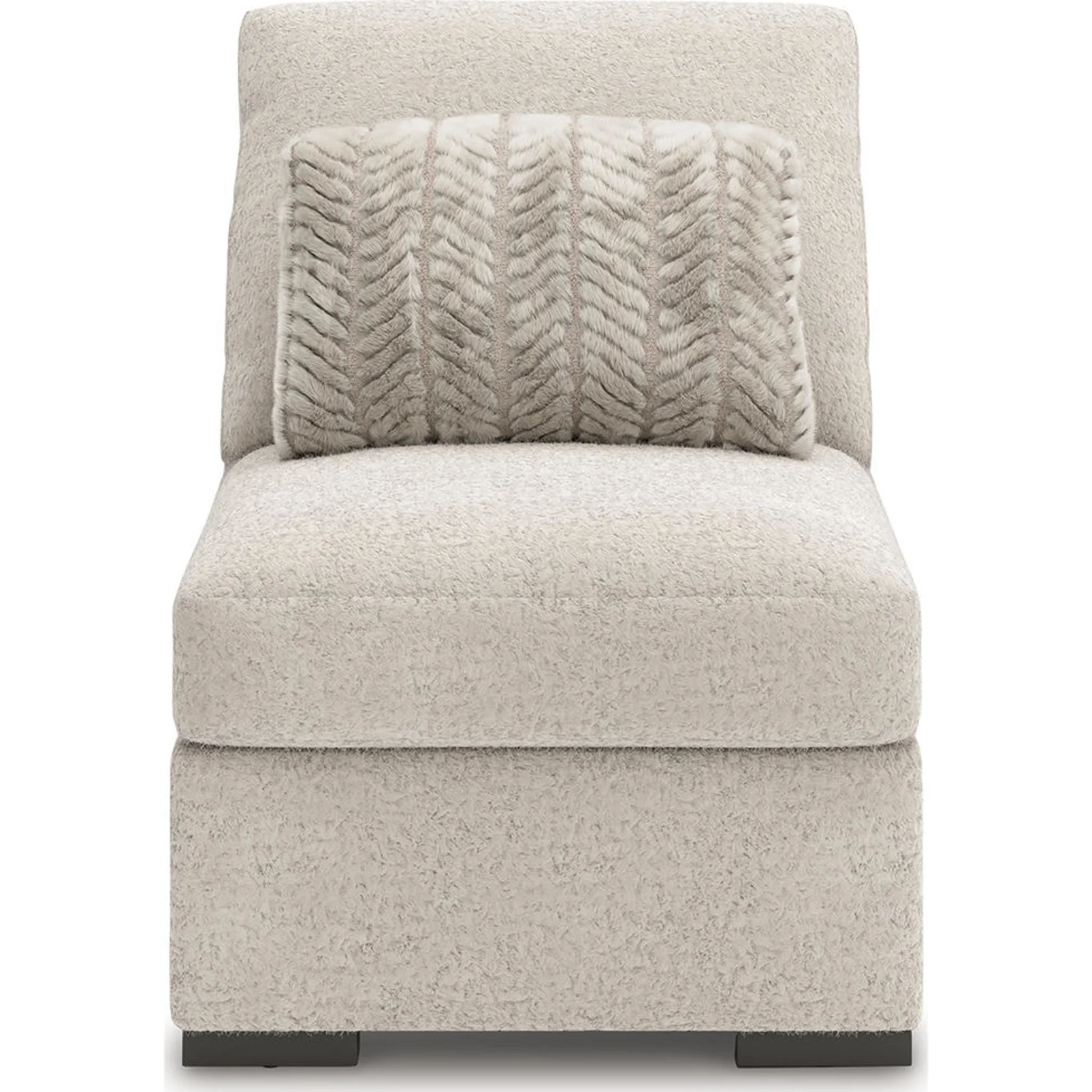 Cuddle Plush 8 Piece Modular Sectional with Ottomans - Arctic - Image 12