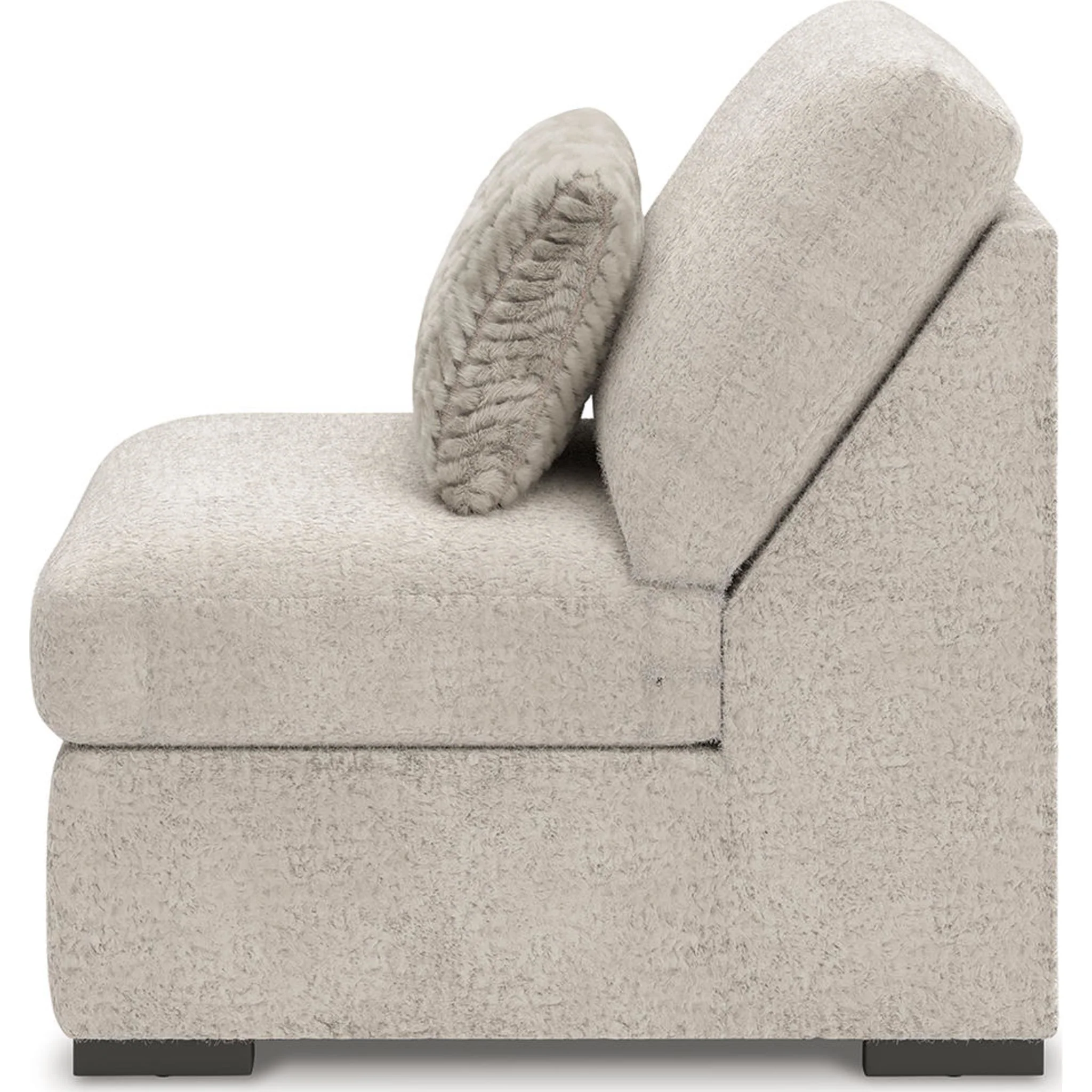 Cuddle Plush 8 Piece Modular Sectional with Ottomans - Arctic - Image 13