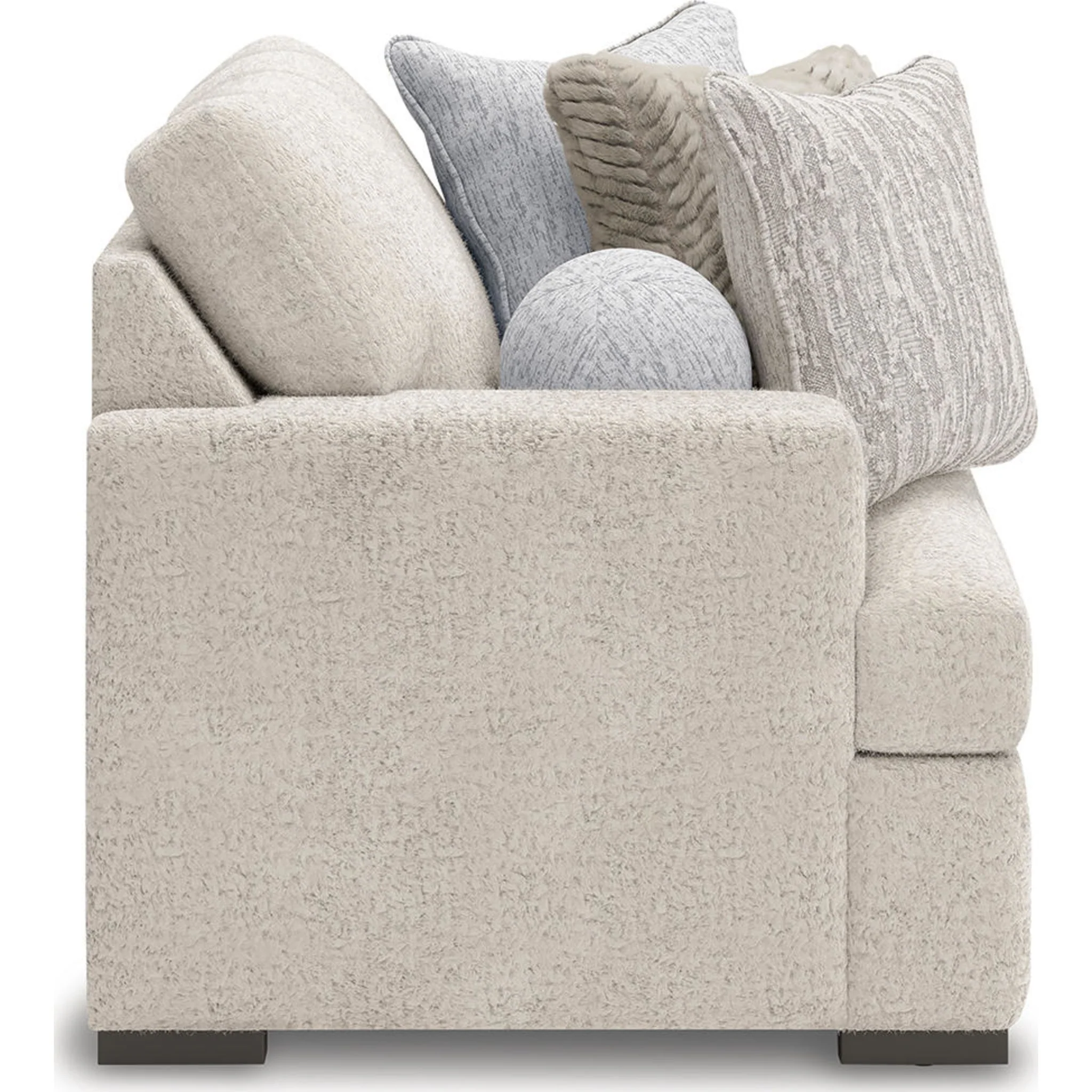 Cuddle Plush 8 Piece Modular Sectional with Ottomans - Arctic - Image 21