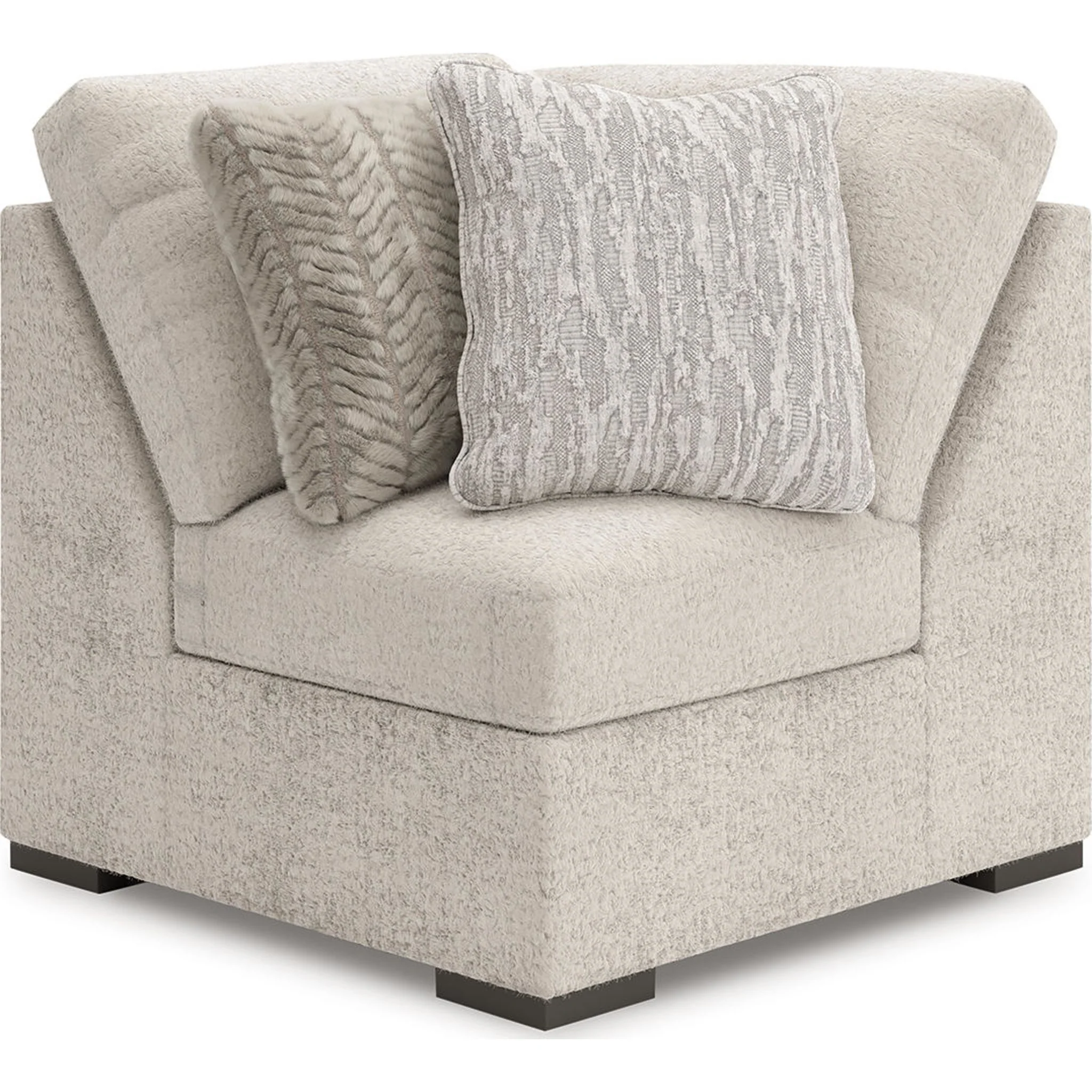 Cuddle Plush 8 Piece Modular Sectional with Ottomans - Arctic - Image 29