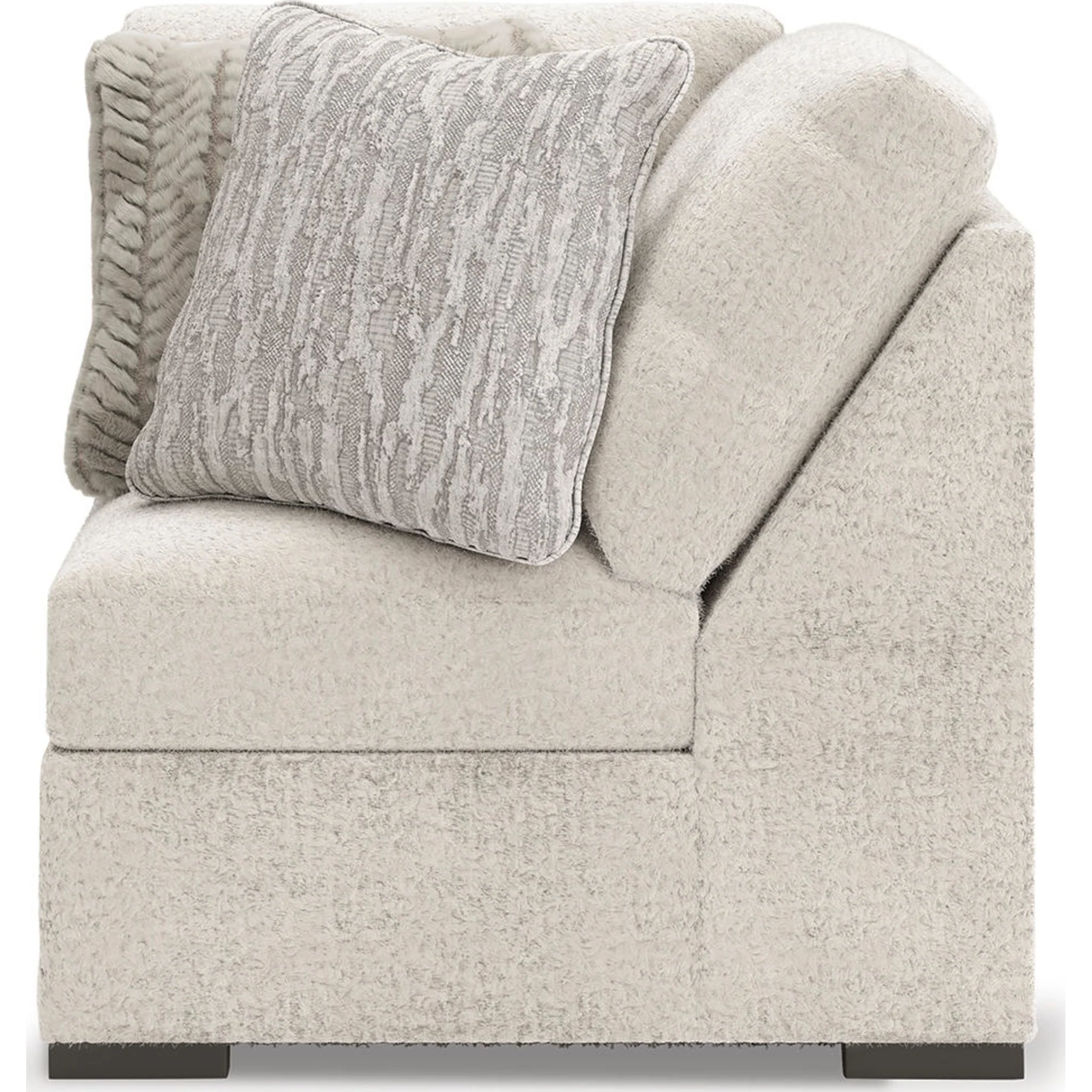 Cuddle Plush 8 Piece Modular Sectional with Ottomans - Arctic - Image 30
