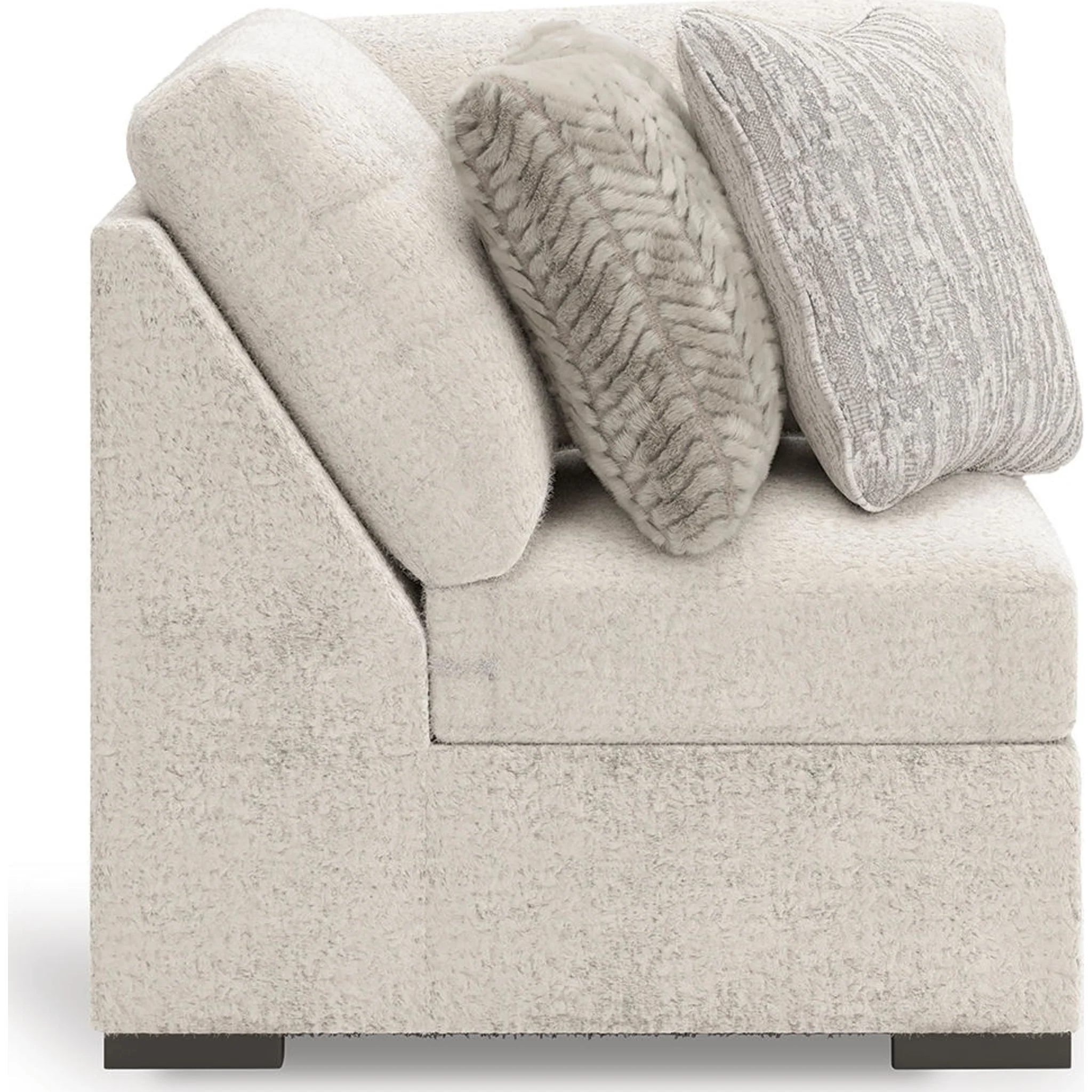 Cuddle Plush 8 Piece Modular Sectional with Ottomans - Arctic - Image 31
