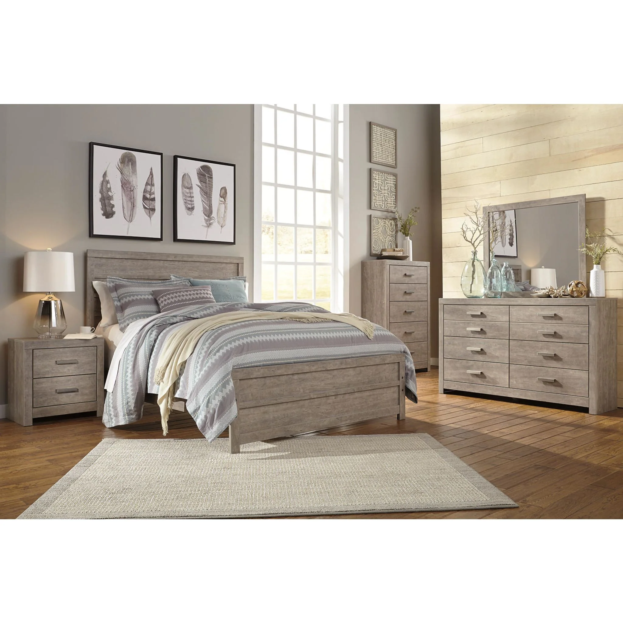Culverbach Dresser and Mirror - Gray - Image 15