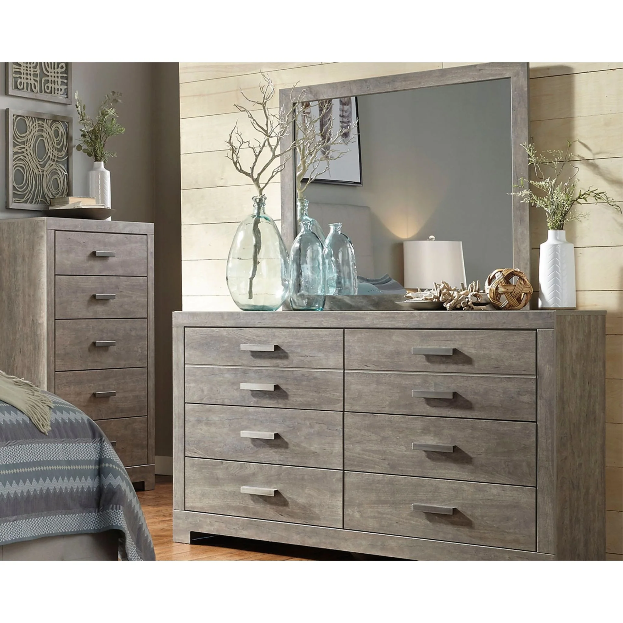 Culverbach Dresser and Mirror - Gray - Image 2