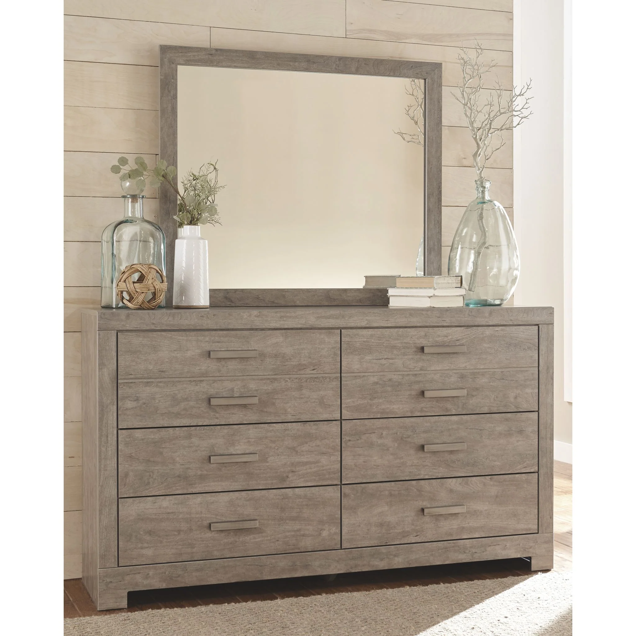 Culverbach Dresser and Mirror - Gray - Image 5