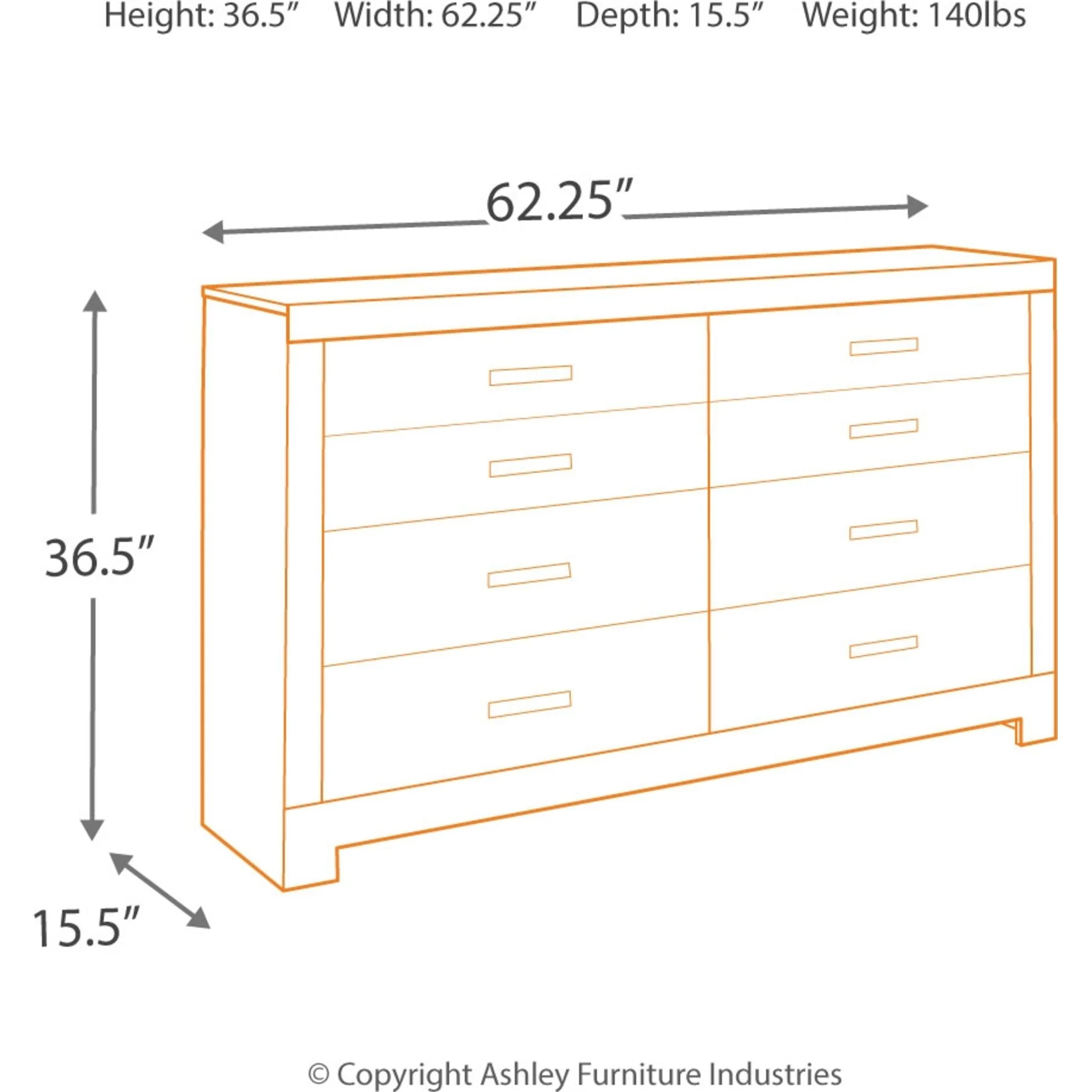 Culverbach Dresser - Gray - Image 4