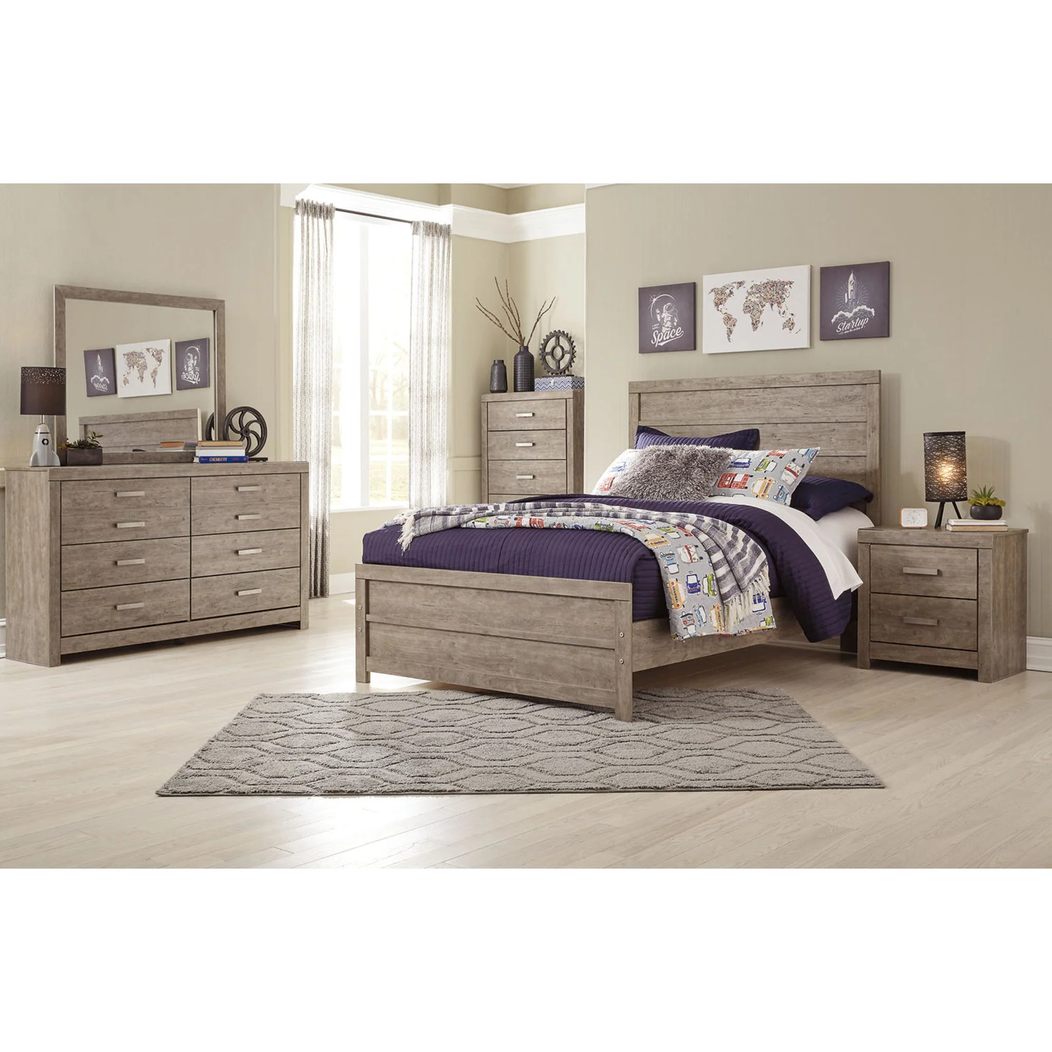 Culverbach Full Panel Bed - Gray - Image 9