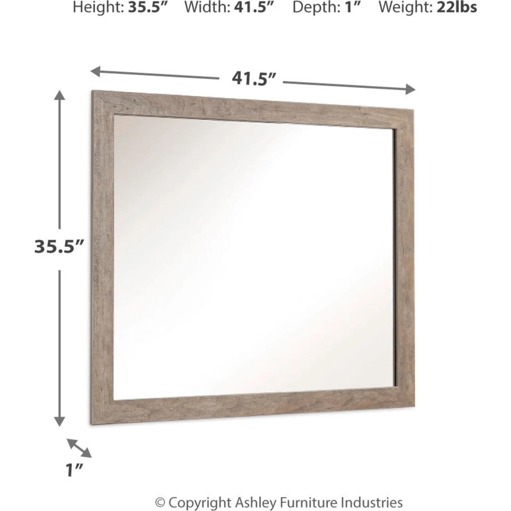 Culverbach Mirror - Gray - Image 5