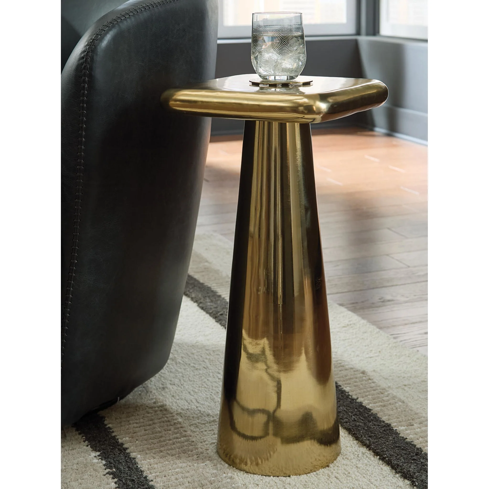 Dallenburg Accent Table - Gold Finish - Image 2