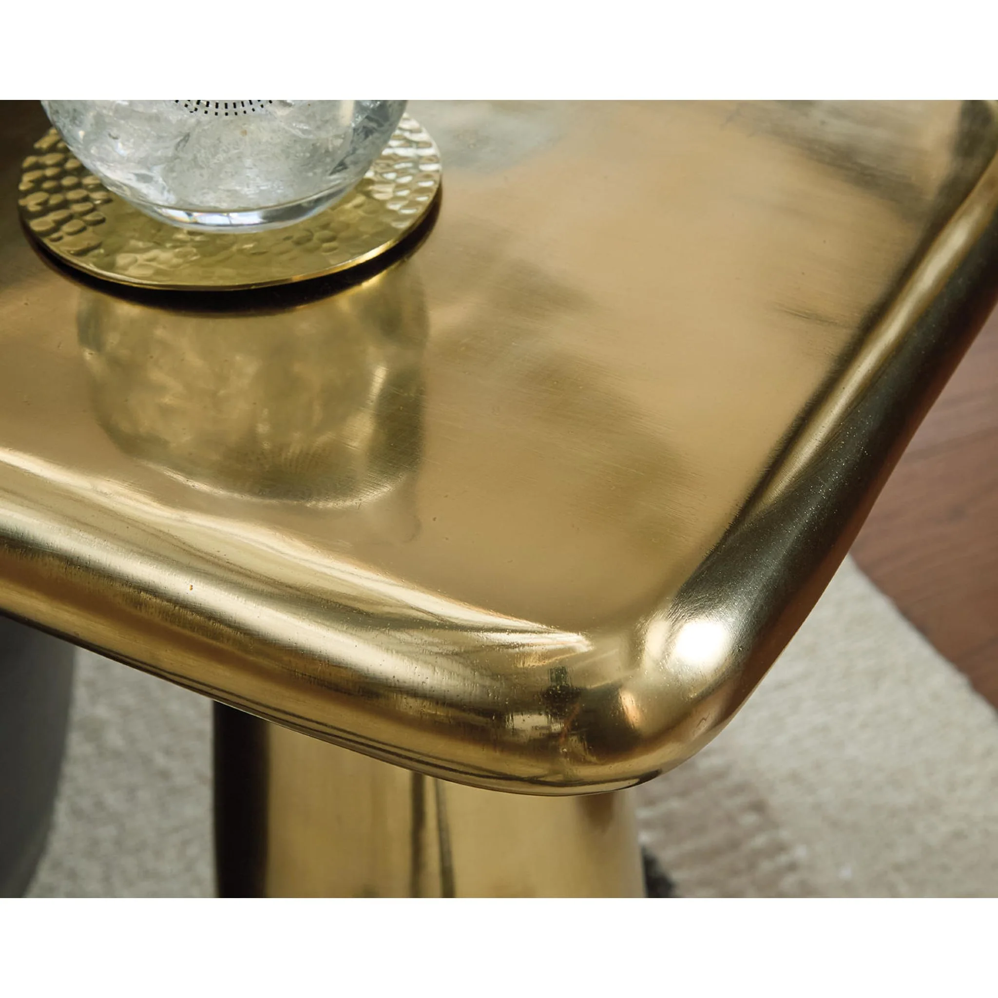 Dallenburg Accent Table - Gold Finish - Image 5