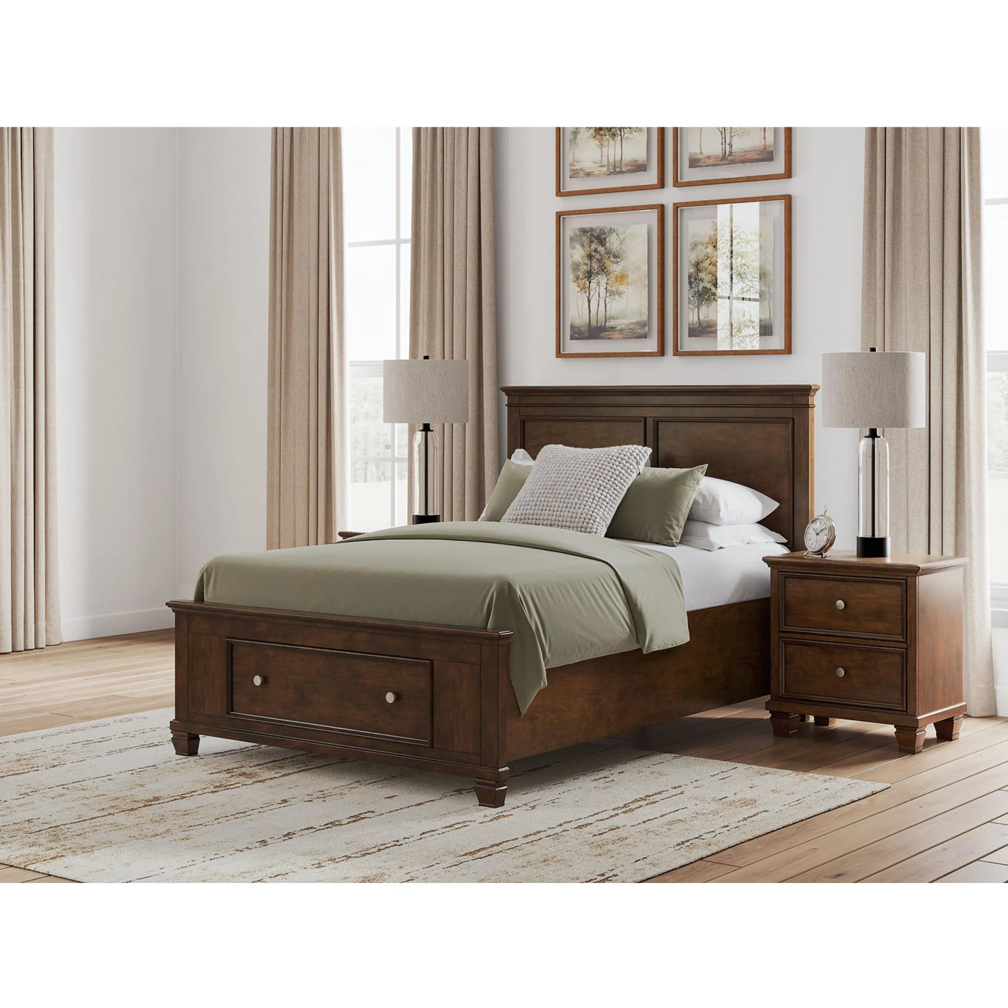 Danabrin 6 Piece Full Storage Bedroom - Brown - Image 11