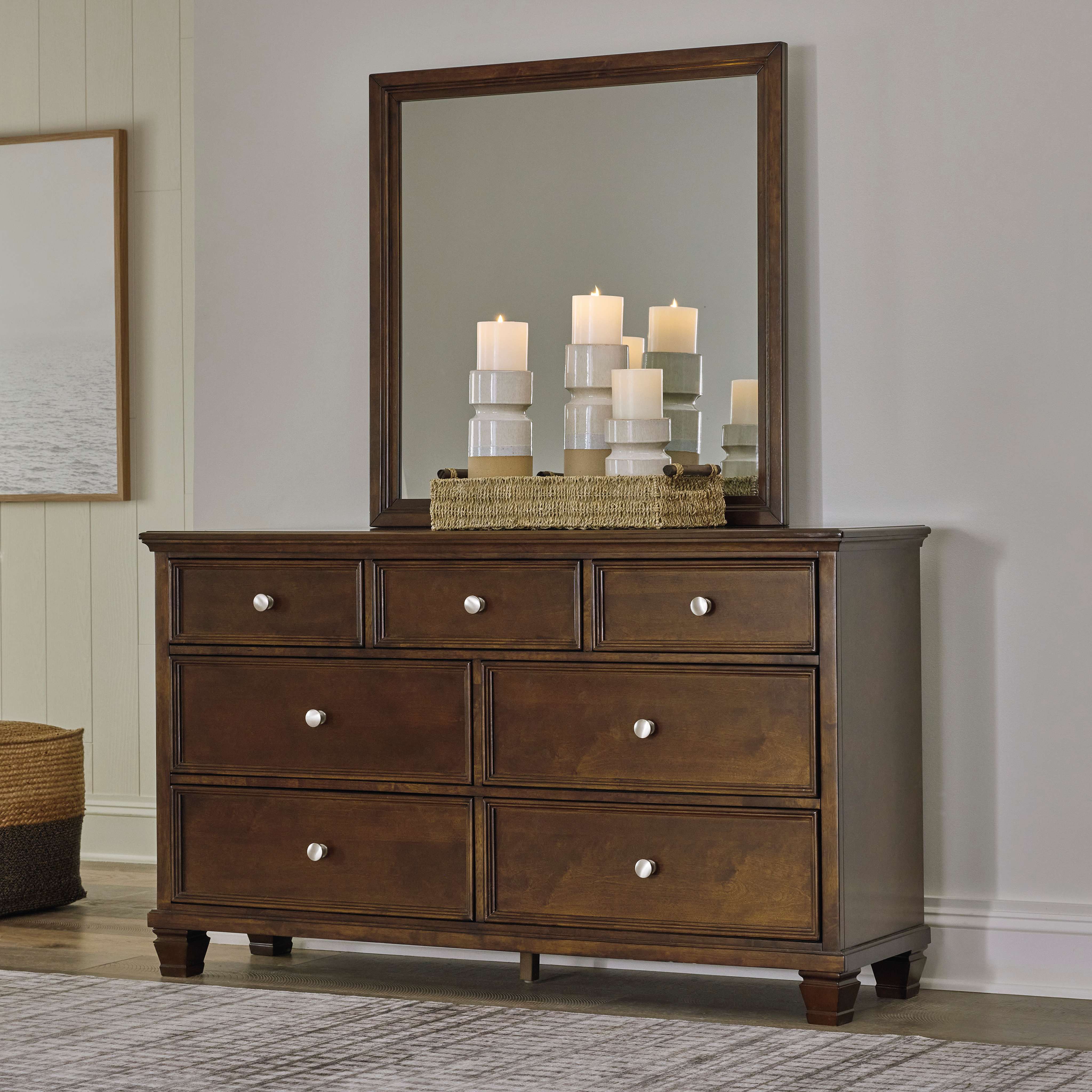Danabrin 6 Piece Panel Bedroom - Brown - Image 44