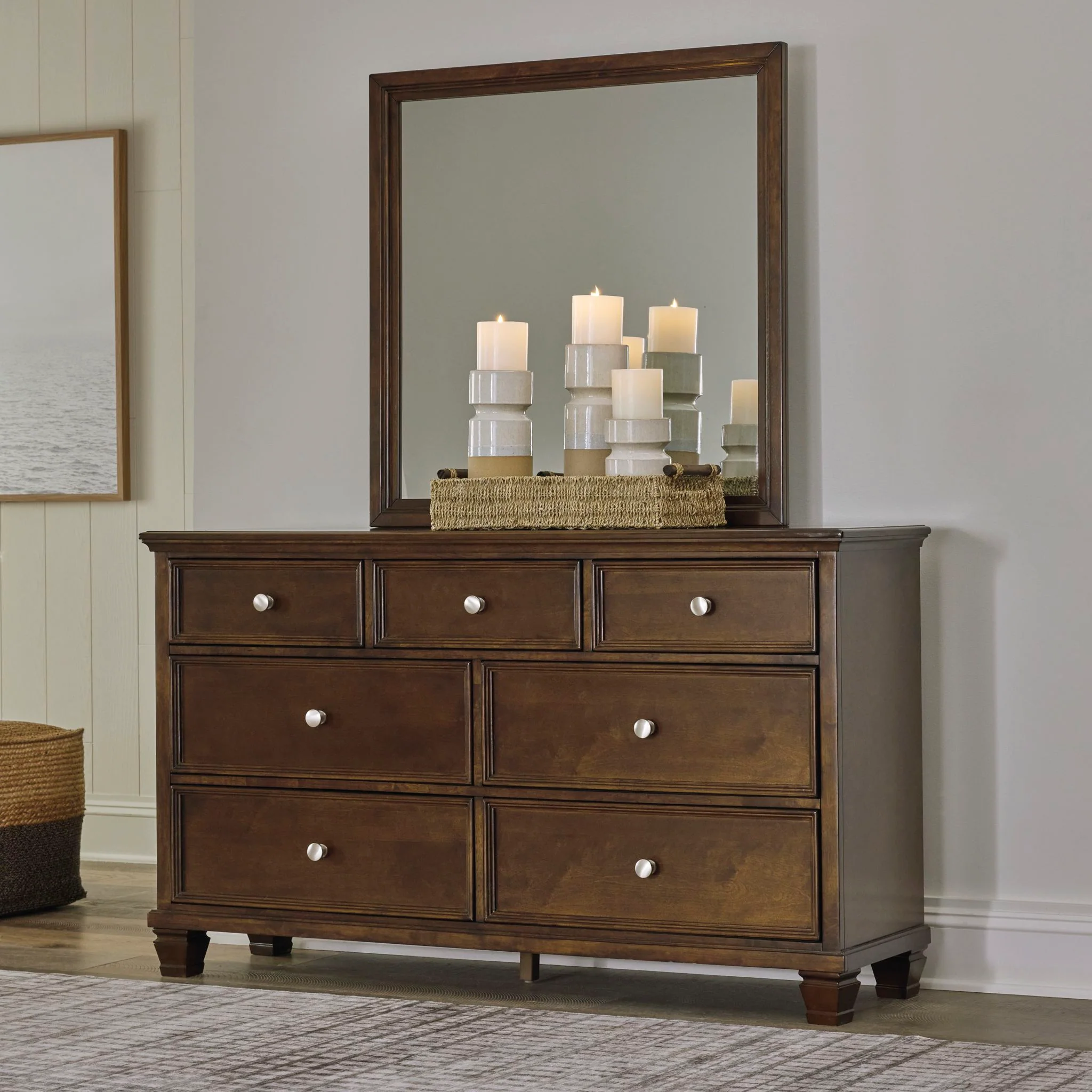 Danabrin 6 Piece Panel Bedroom - Brown - Image 7