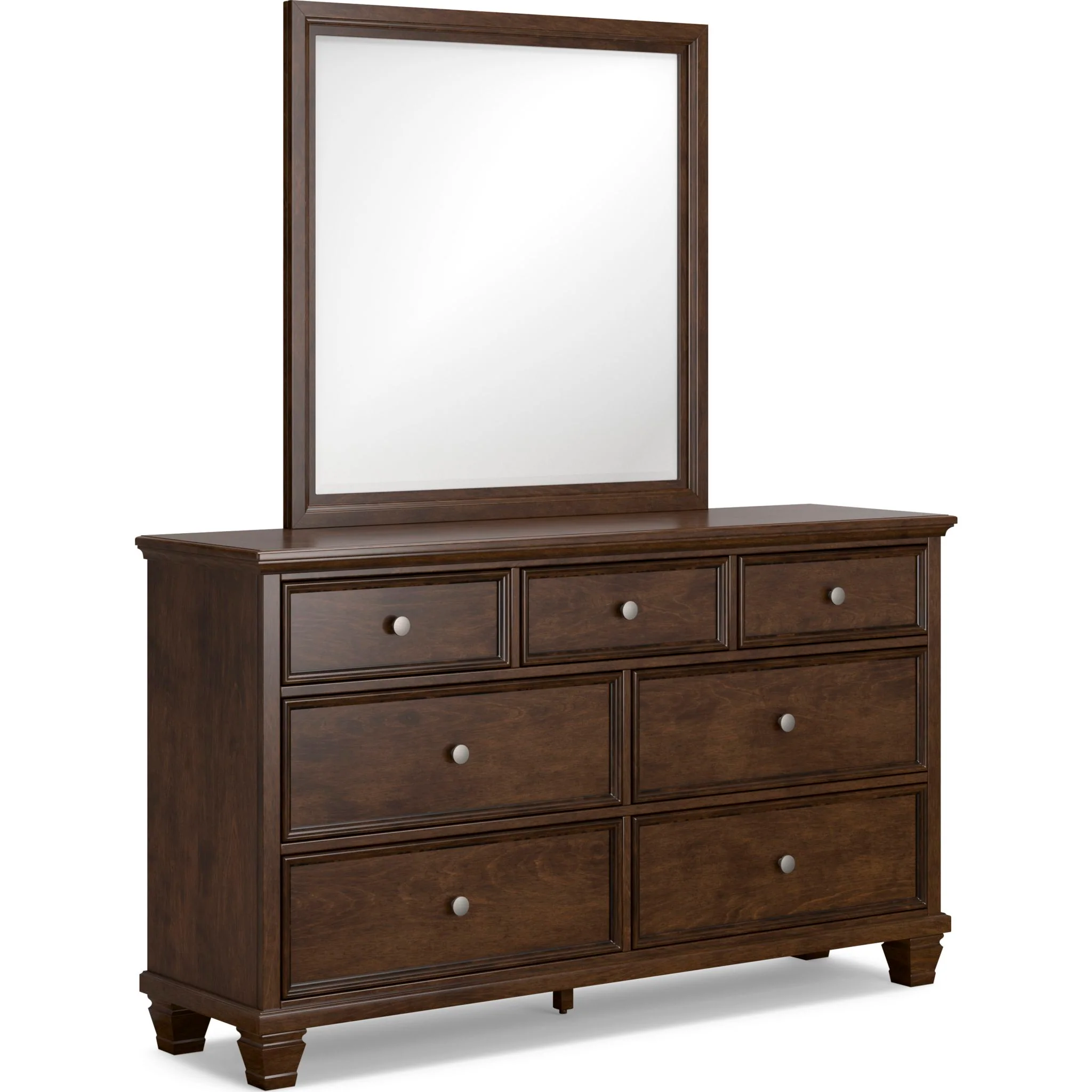 Danabrin 6 Piece Panel Bedroom - Brown - Image 4