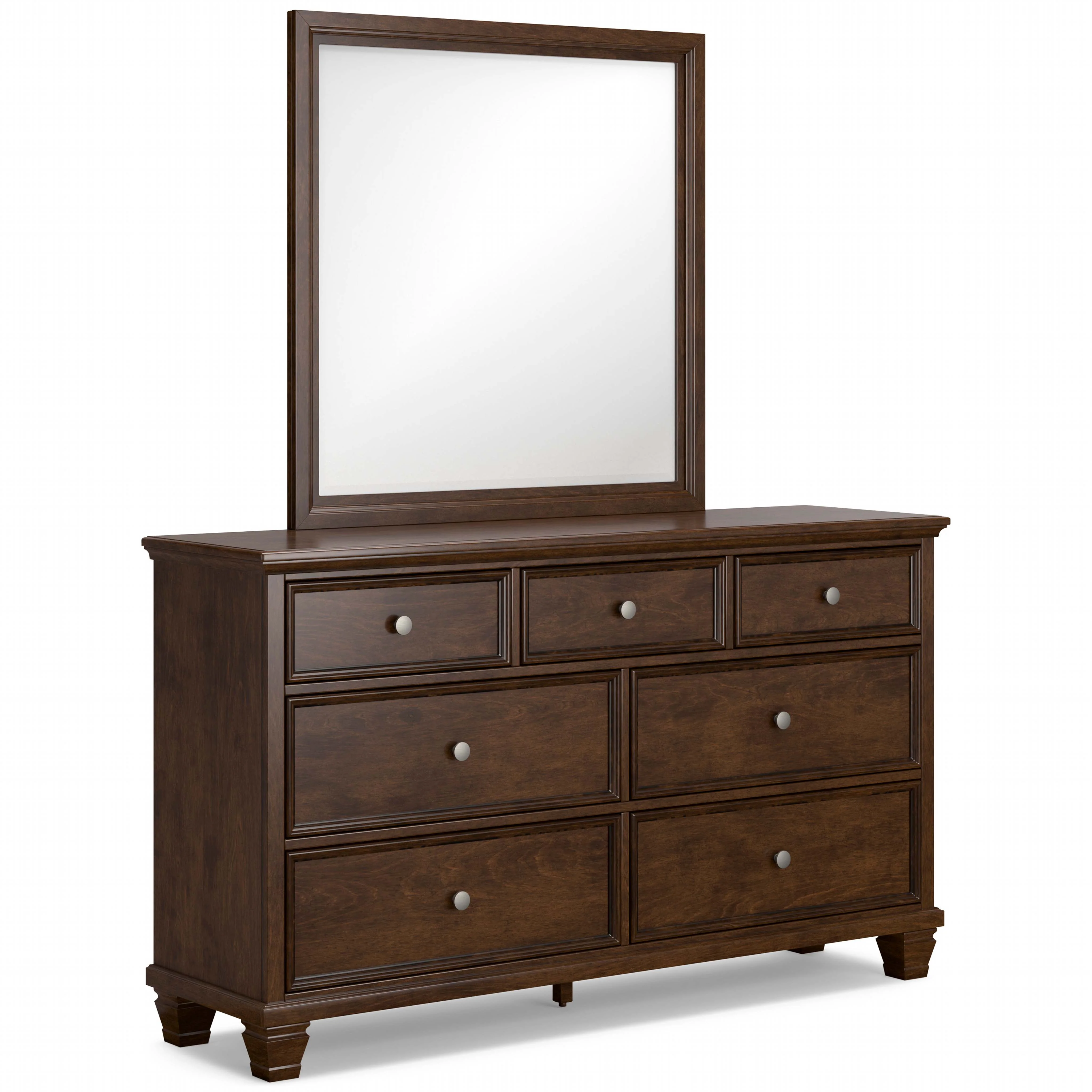 Danabrin 6 Piece Panel Bedroom - Brown - Image 42