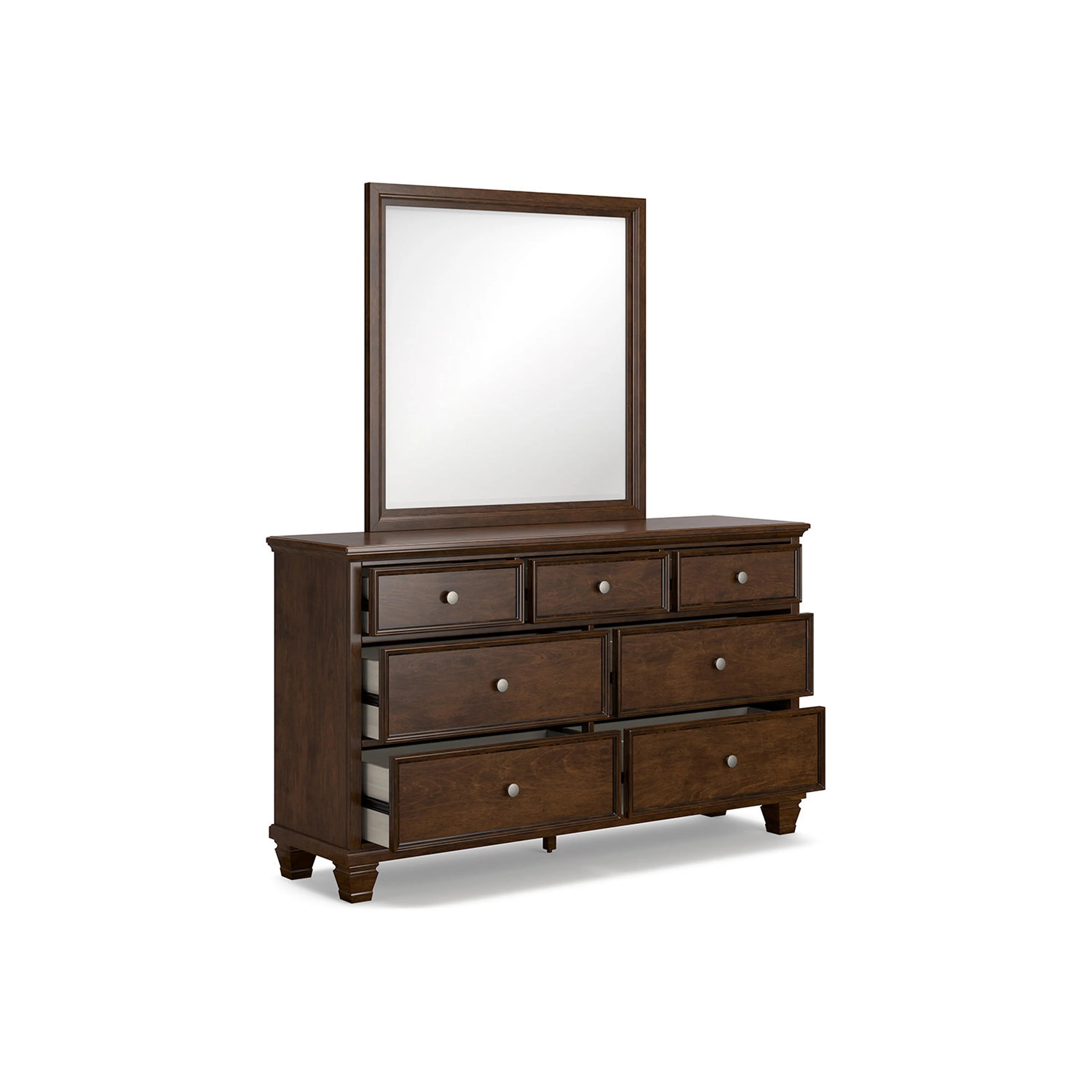 Danabrin 6 Piece Panel Bedroom - Brown - Image 55