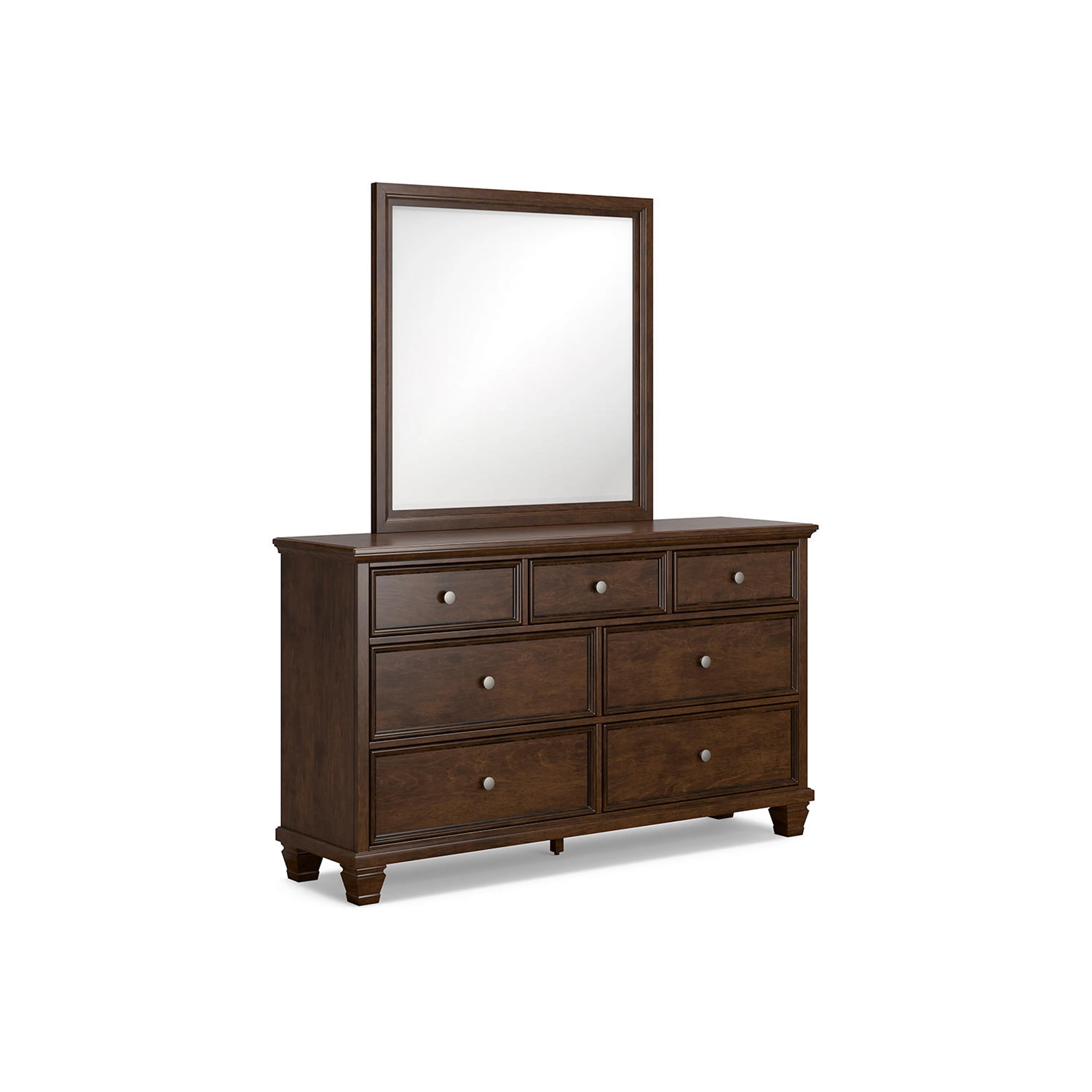 Danabrin 6 Piece Panel Bedroom - Brown - Image 56