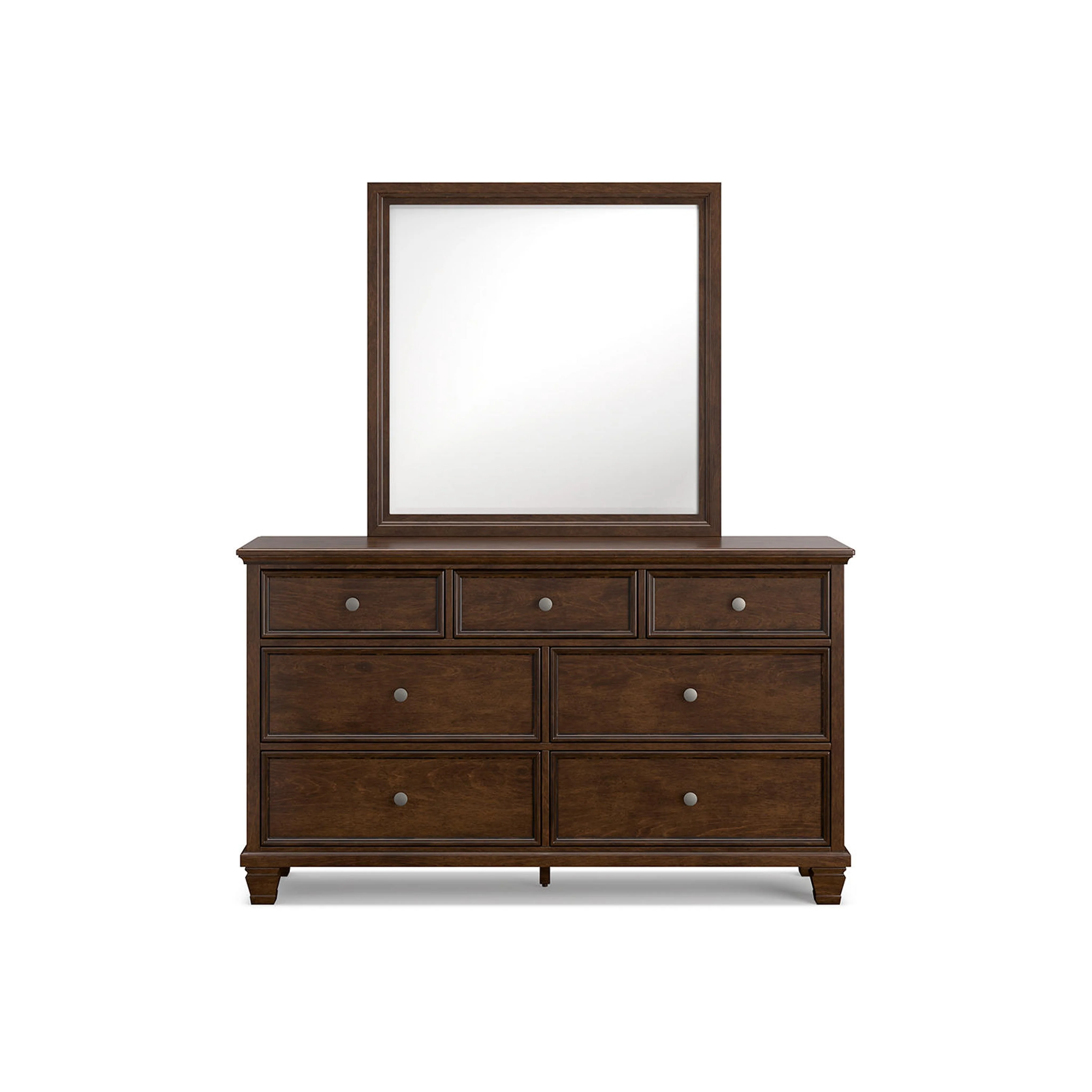 Danabrin 6 Piece Panel Bedroom - Brown - Image 59