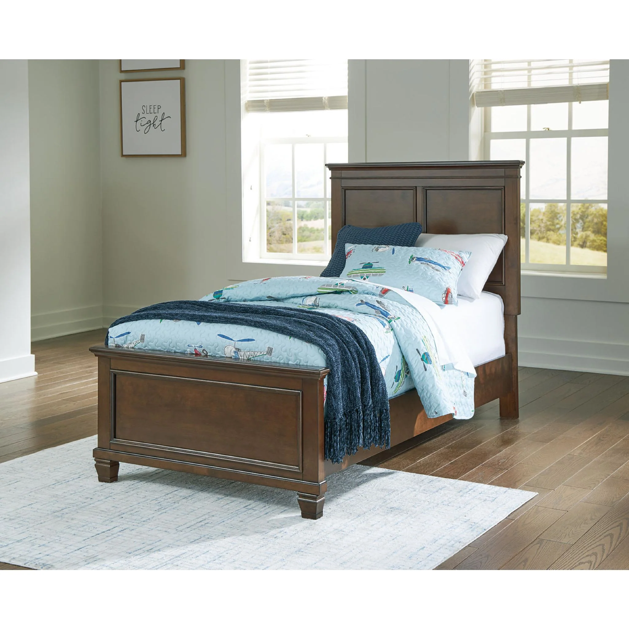Danabrin 6 Piece Panel Bedroom - Brown - Image 7