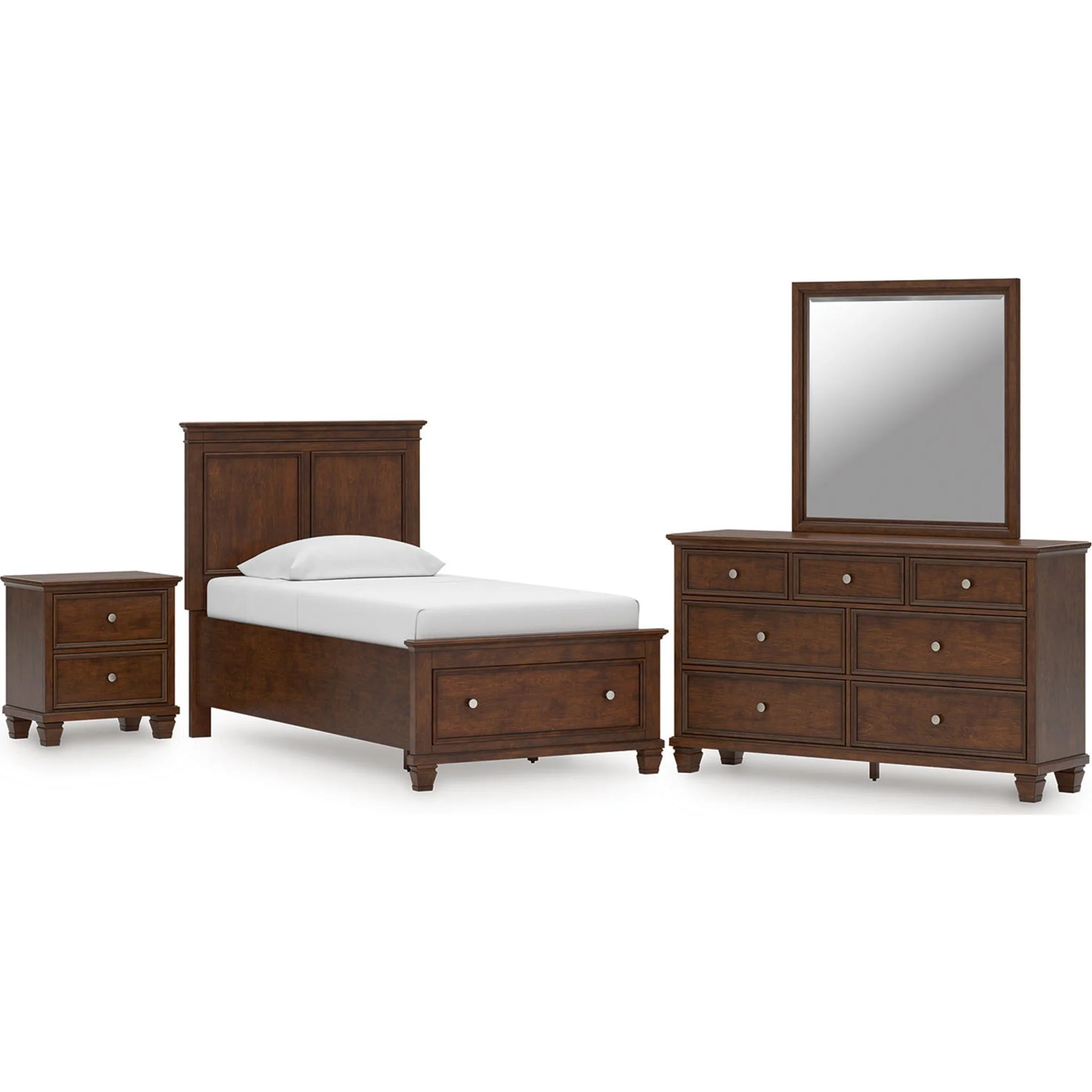 Danabrin 6 Piece Twin Storage Bedroom - Brown