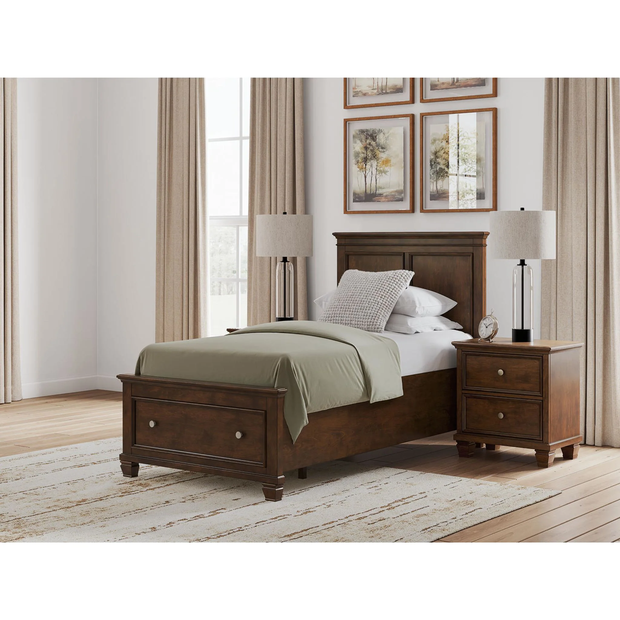 Danabrin 6 Piece Twin Storage Bedroom - Brown - Image 11