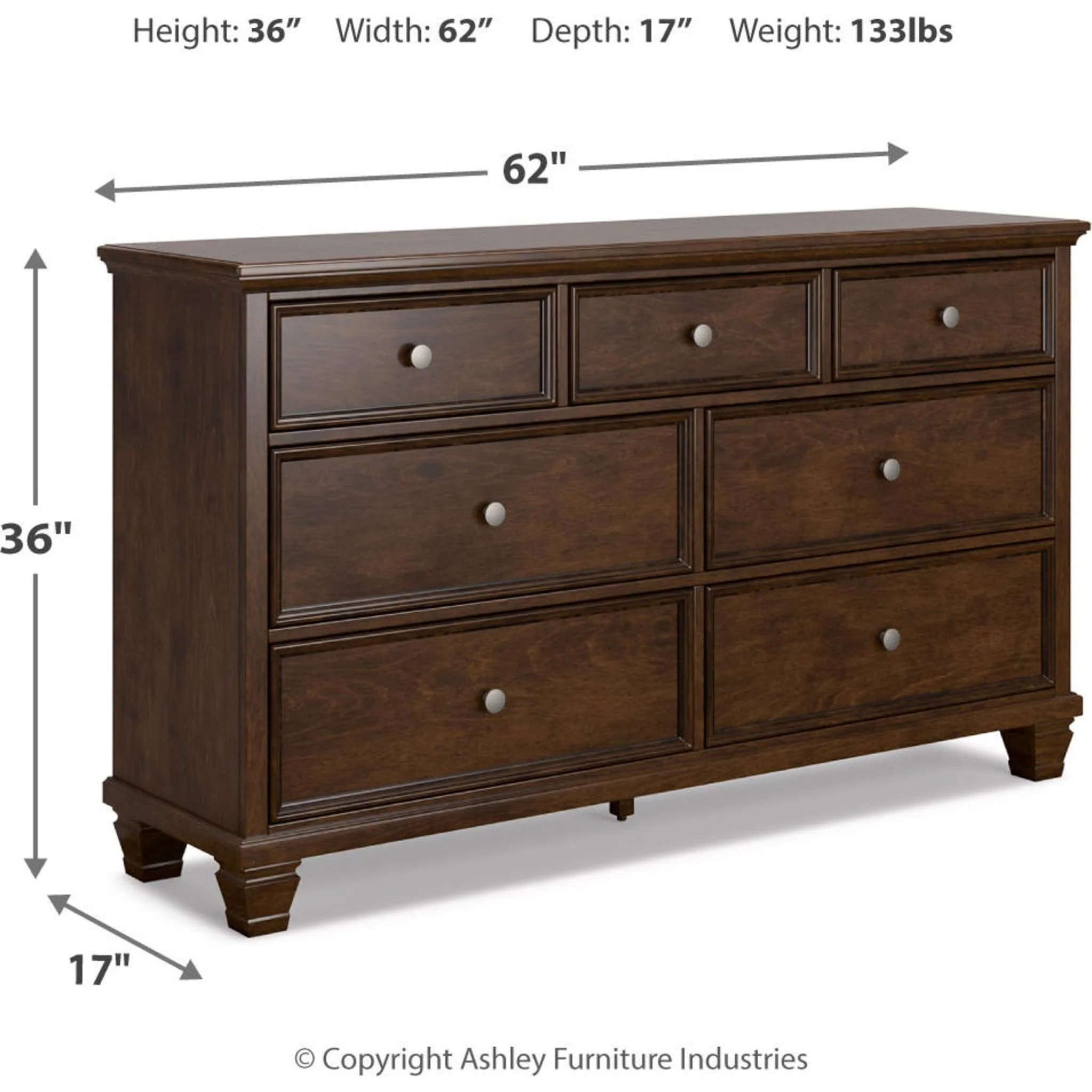Danabrin Dresser - Brown - Image 9