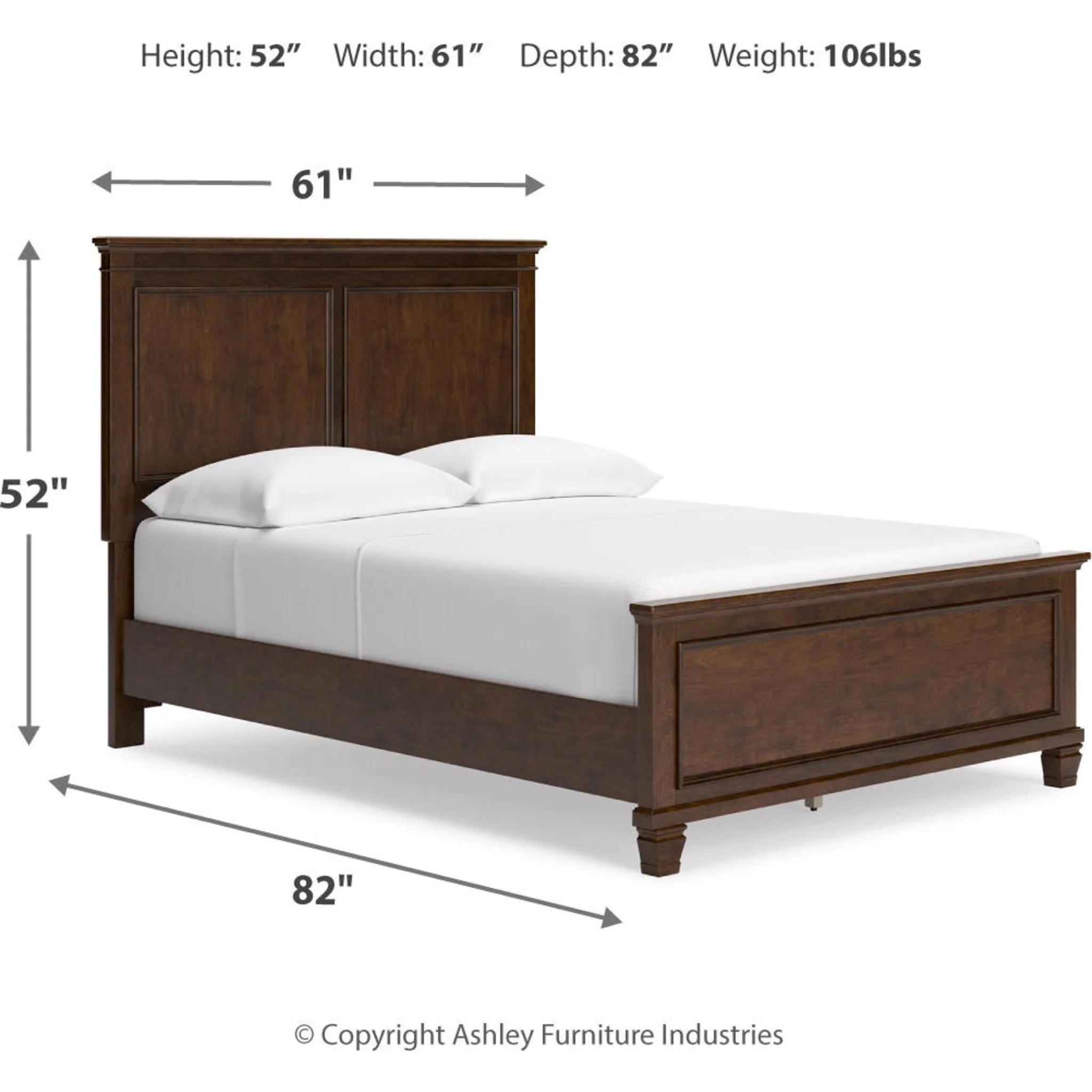 Danabrin Panel Bed - Brown - Image 26