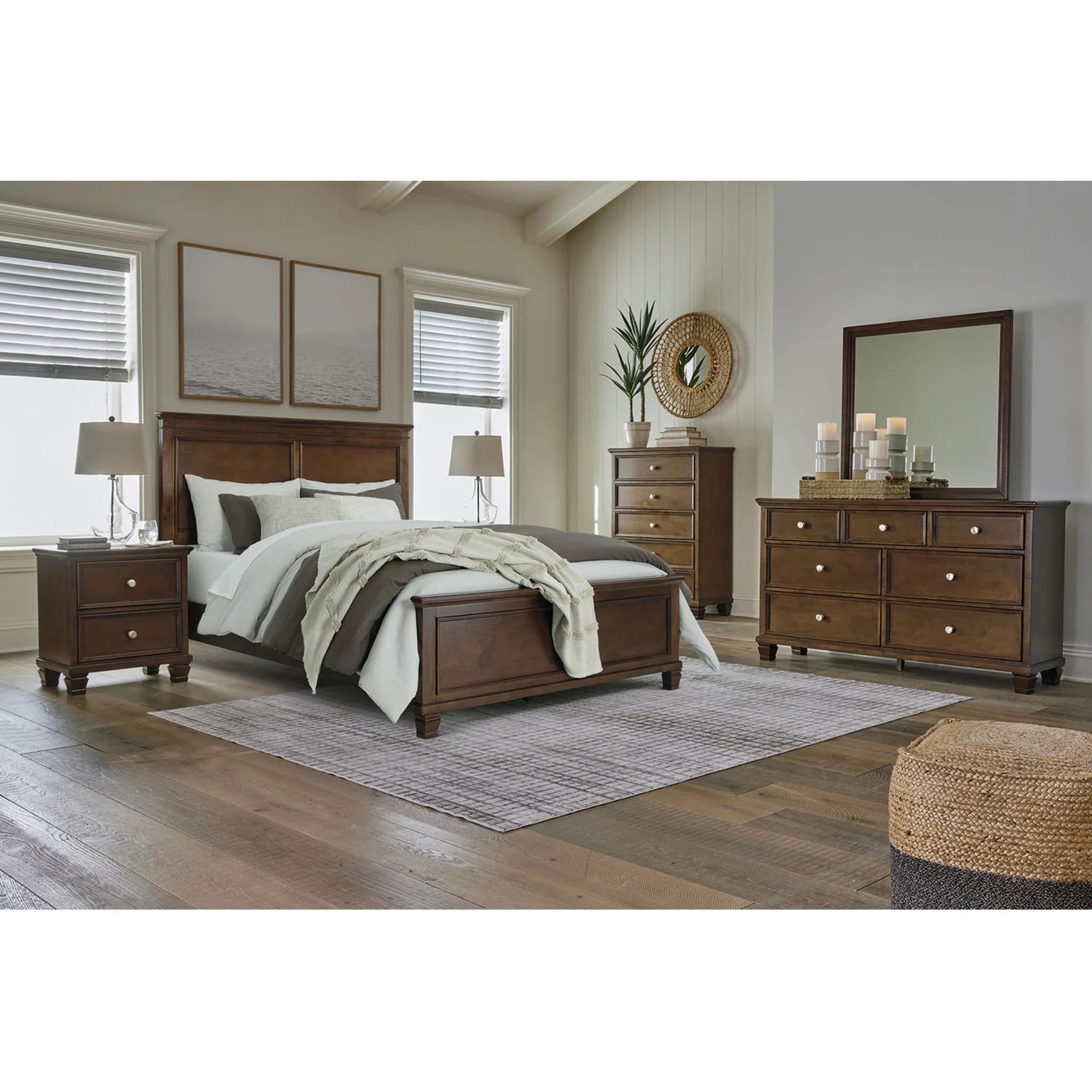 Danabrin Panel Bed - Brown - Image 49