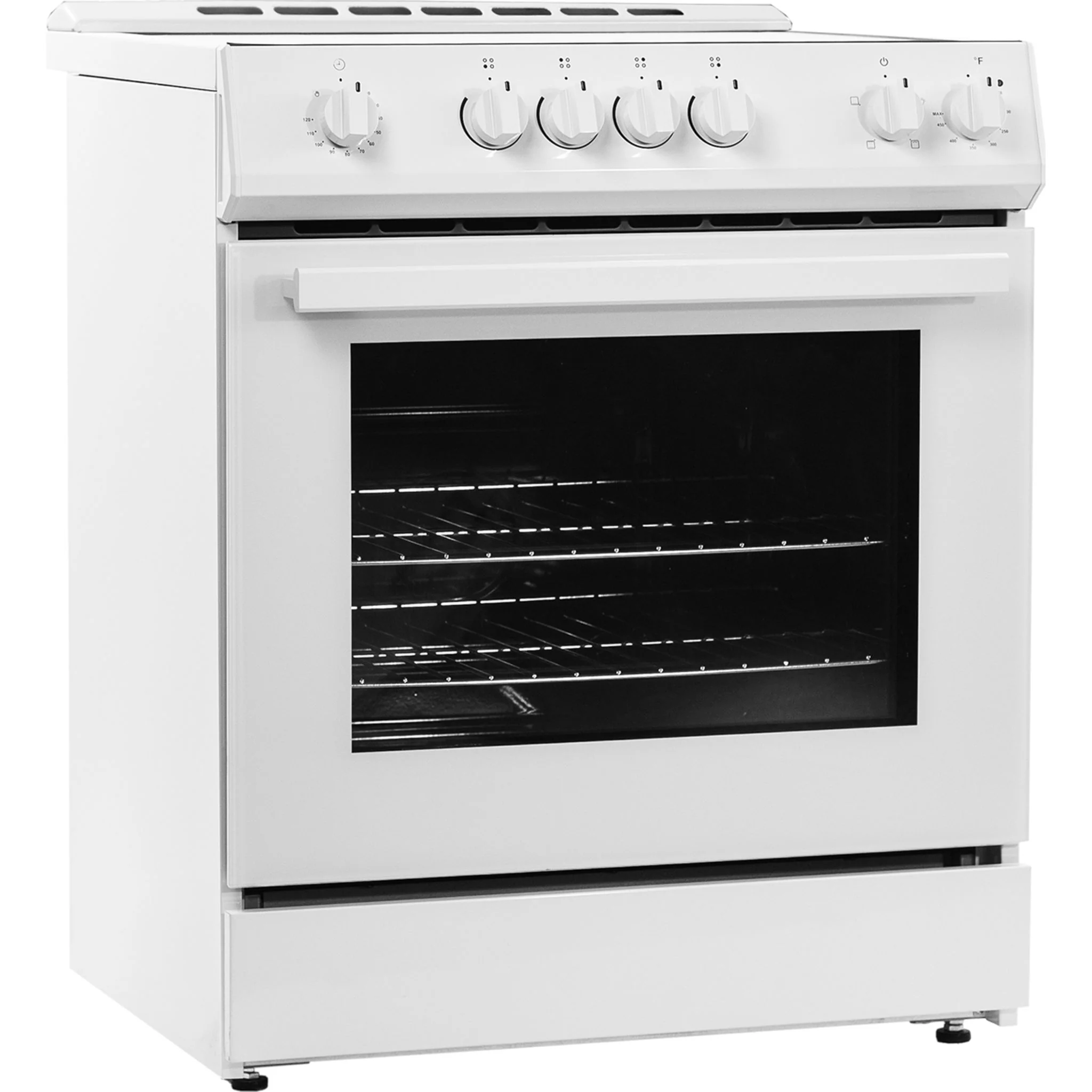 Danby 30” Slide in Smooth Top Electric Range with Knob Controls -White (DRRM300WC) - Image 2