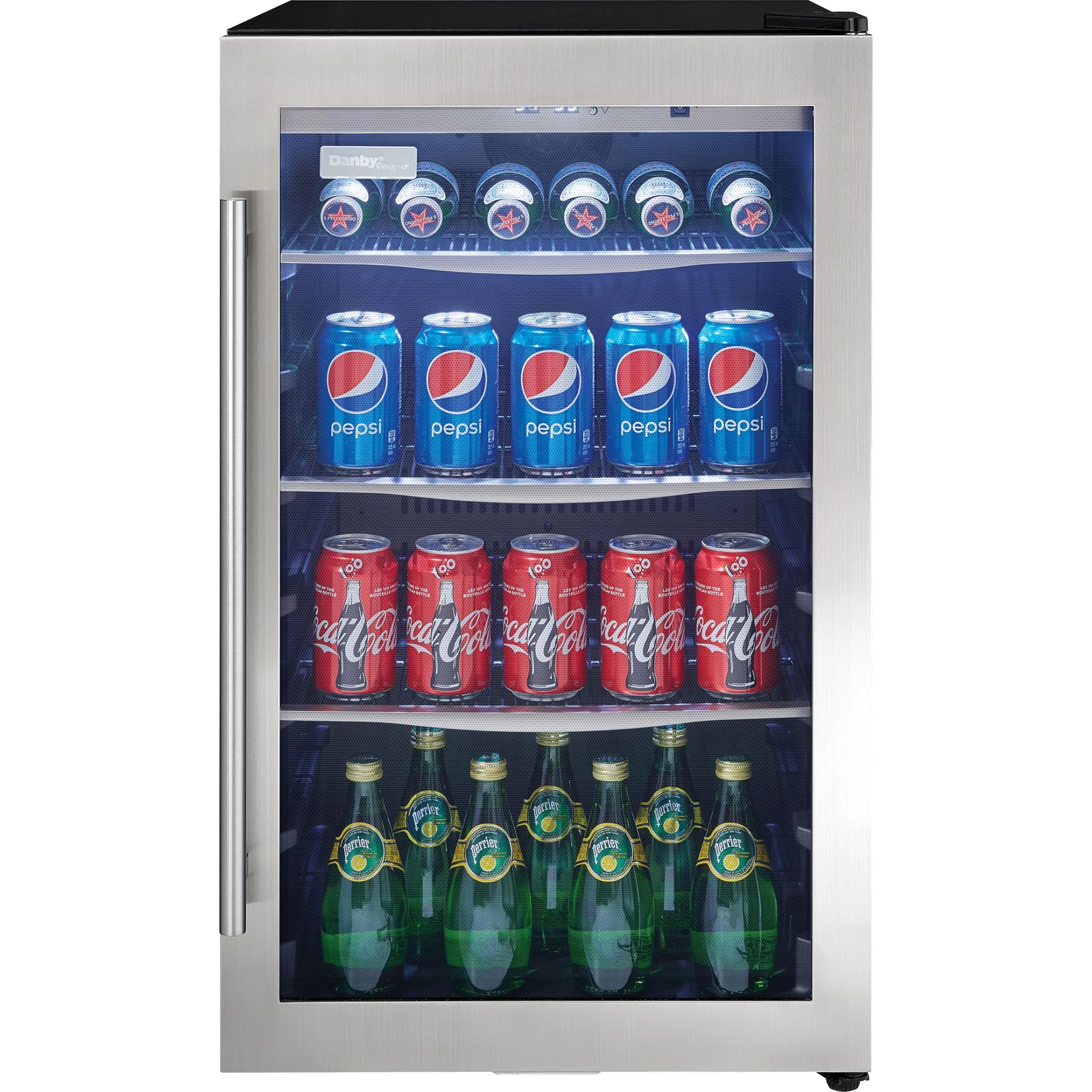 Danby 4.3 cu. ft. Free-Standing Beverage Center -Stainless Steel (DBC434A1BSSDD)