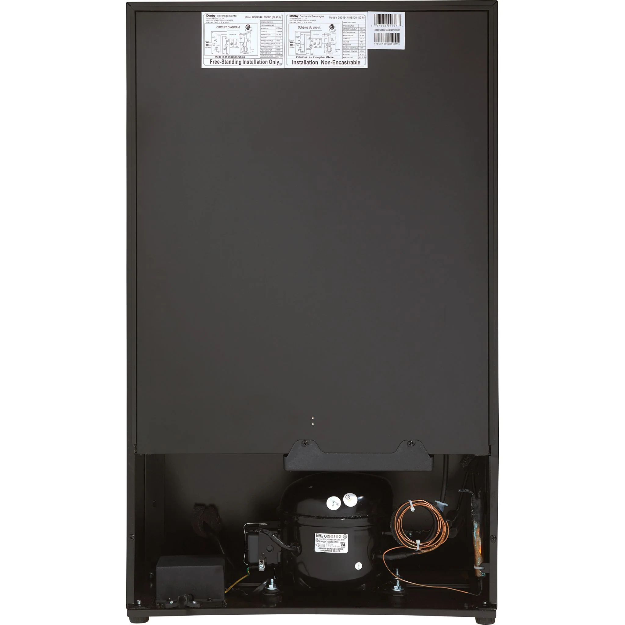Danby 4.3 cu. ft. Free-Standing Beverage Center -Stainless Steel (DBC434A1BSSDD) - Image 9