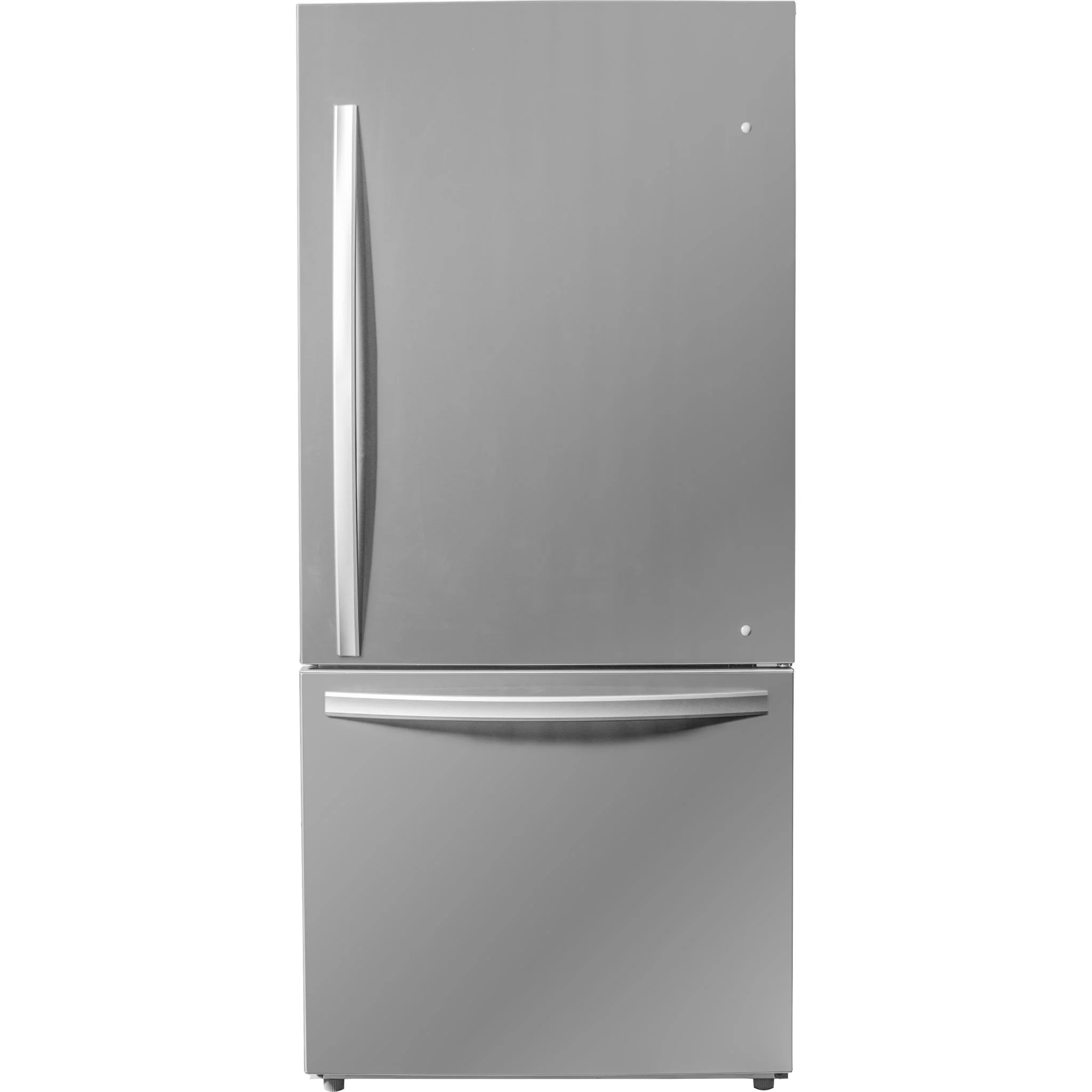 Danby Designer 18.7 cu. ft. Apartment Fridge Bottom Mount -Stainless Steel (DBM187E1SSDB)