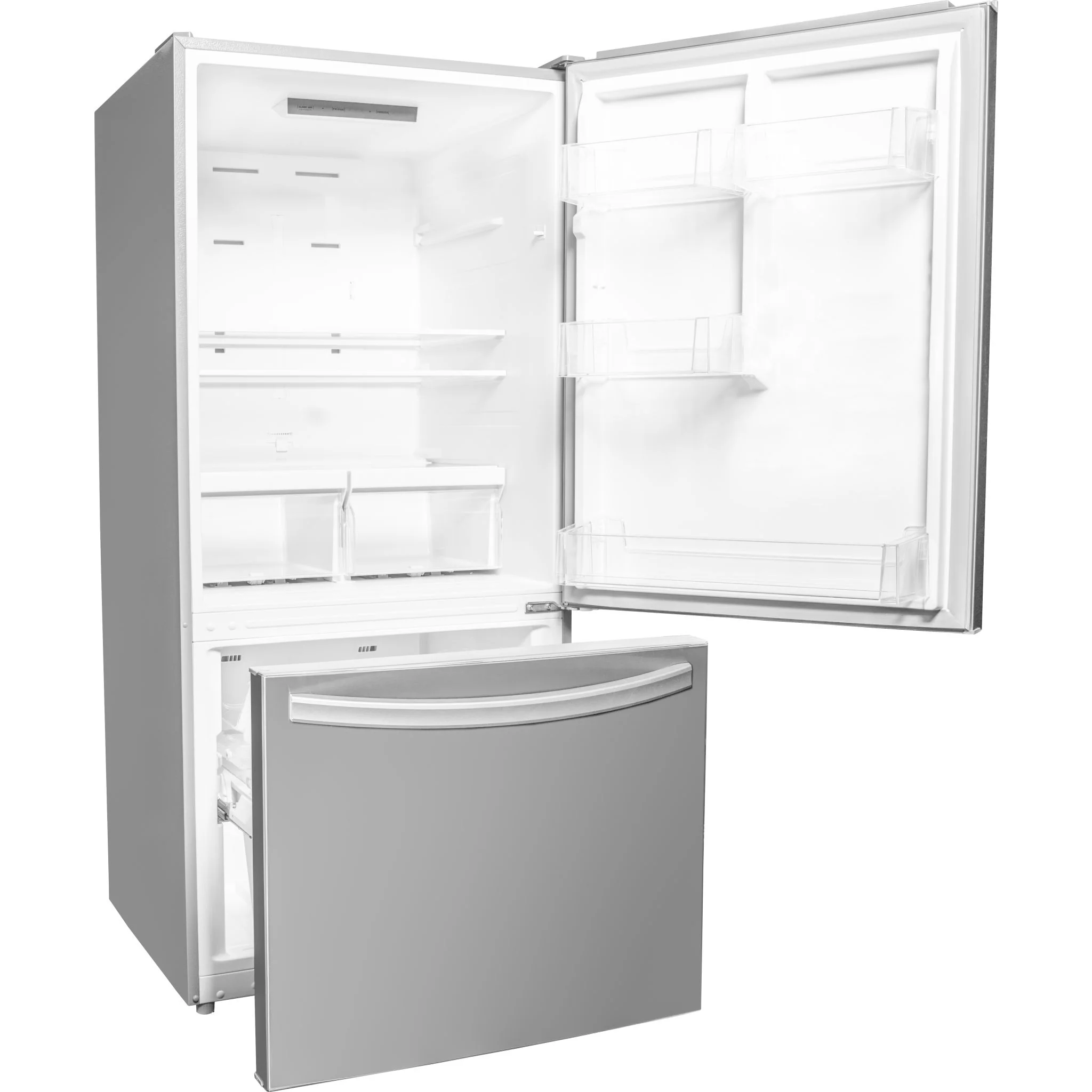 Danby Designer 18.7 cu. ft. Apartment Fridge Bottom Mount -Stainless Steel (DBM187E1SSDB) - Image 3