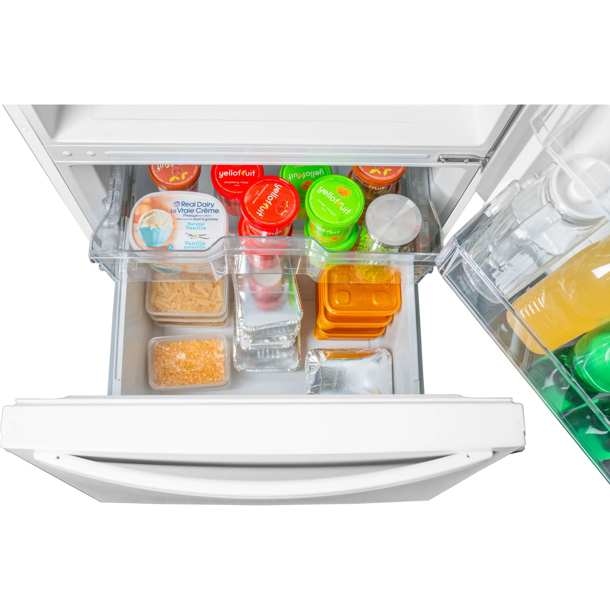 Danby Designer 18.7 cu. ft. Apartment Fridge Bottom Mount  -White (DBM187E1WDB) - Image 8