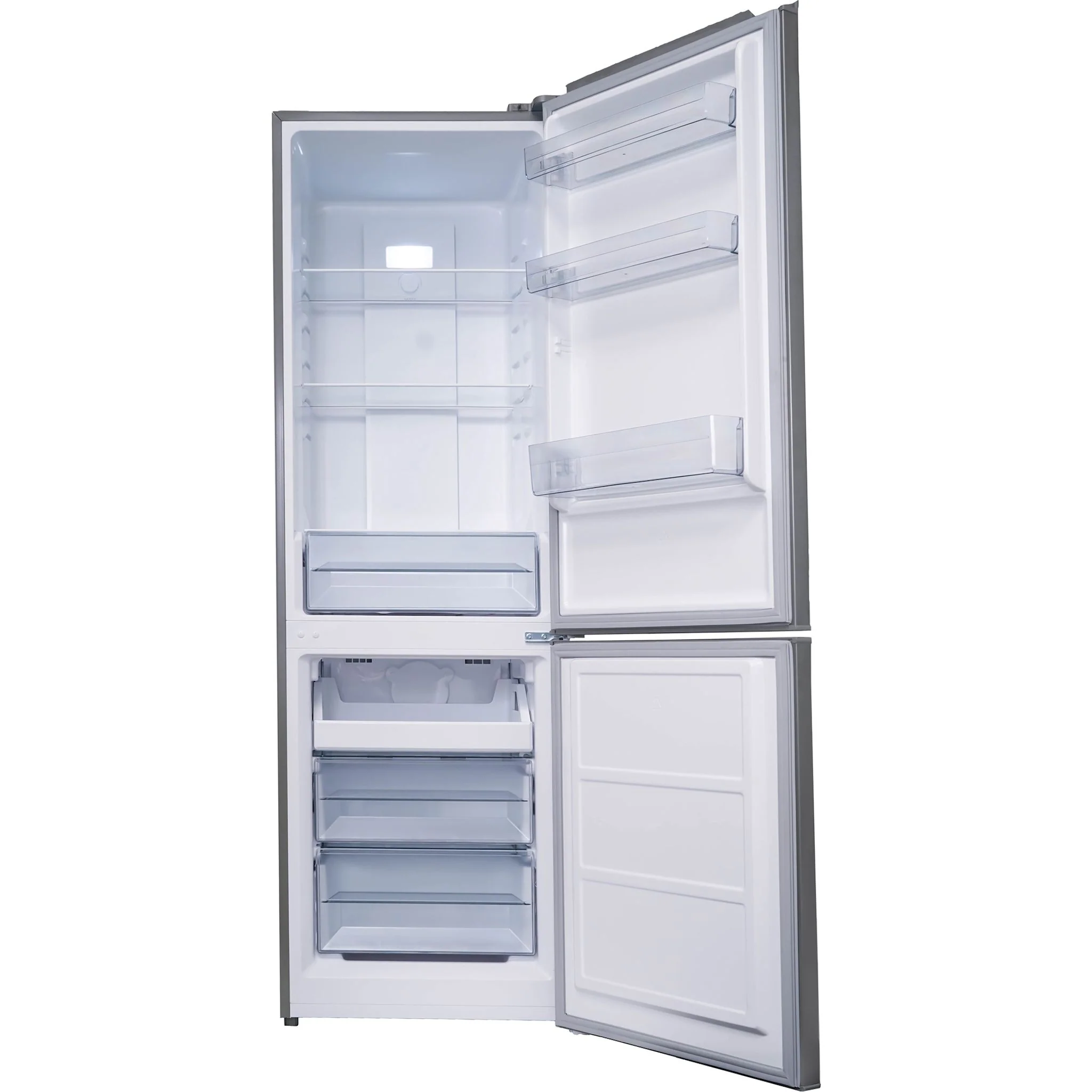 Danby 10.3 cu. ft. Bottom Mount Apartment Size Fridge in  Look -Stainless Look (DBMF100B1SLDB) - Image 4