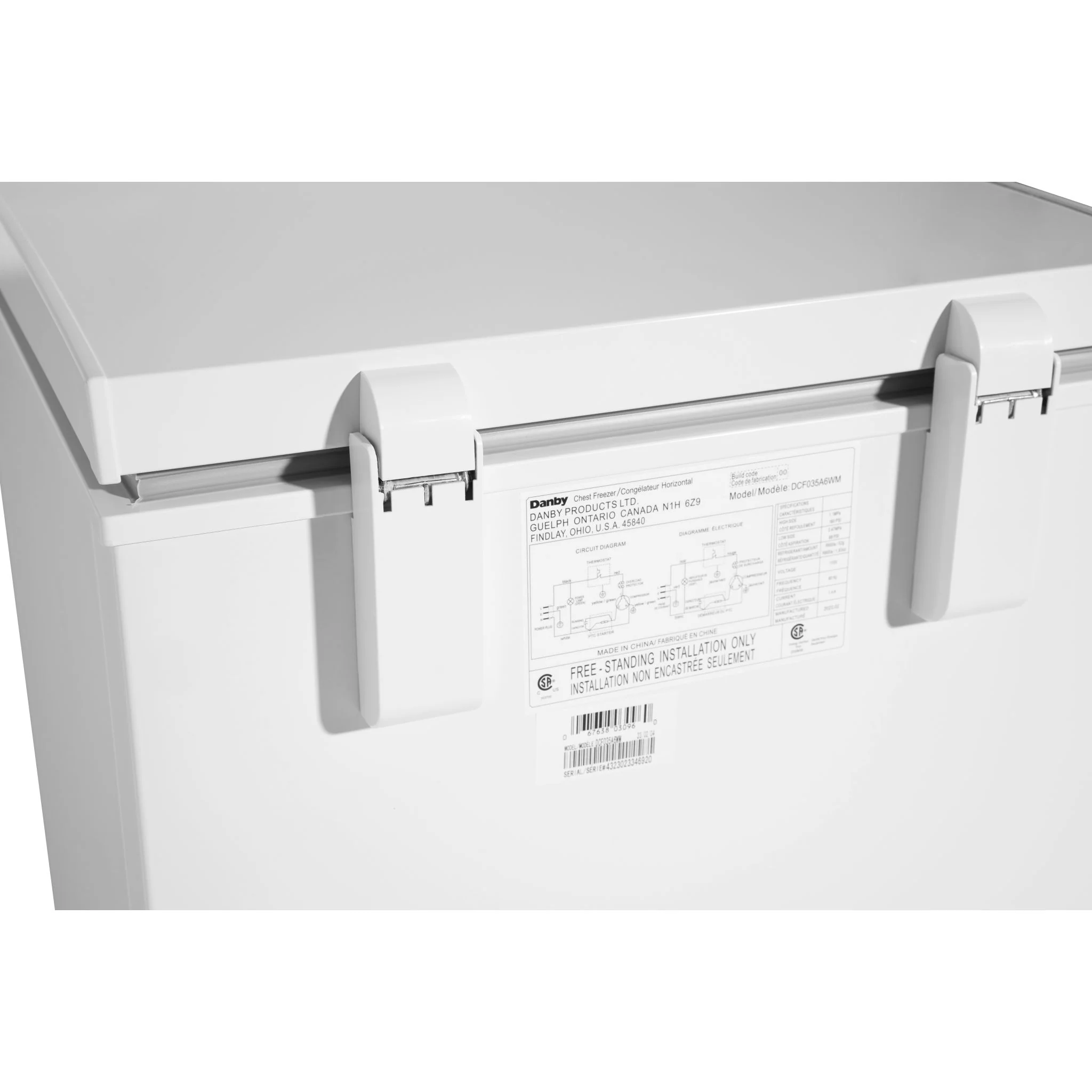 Danby 3.5 cu. ft. Square Model Chest Freezer -White (DCF035A6WM) - Image 13