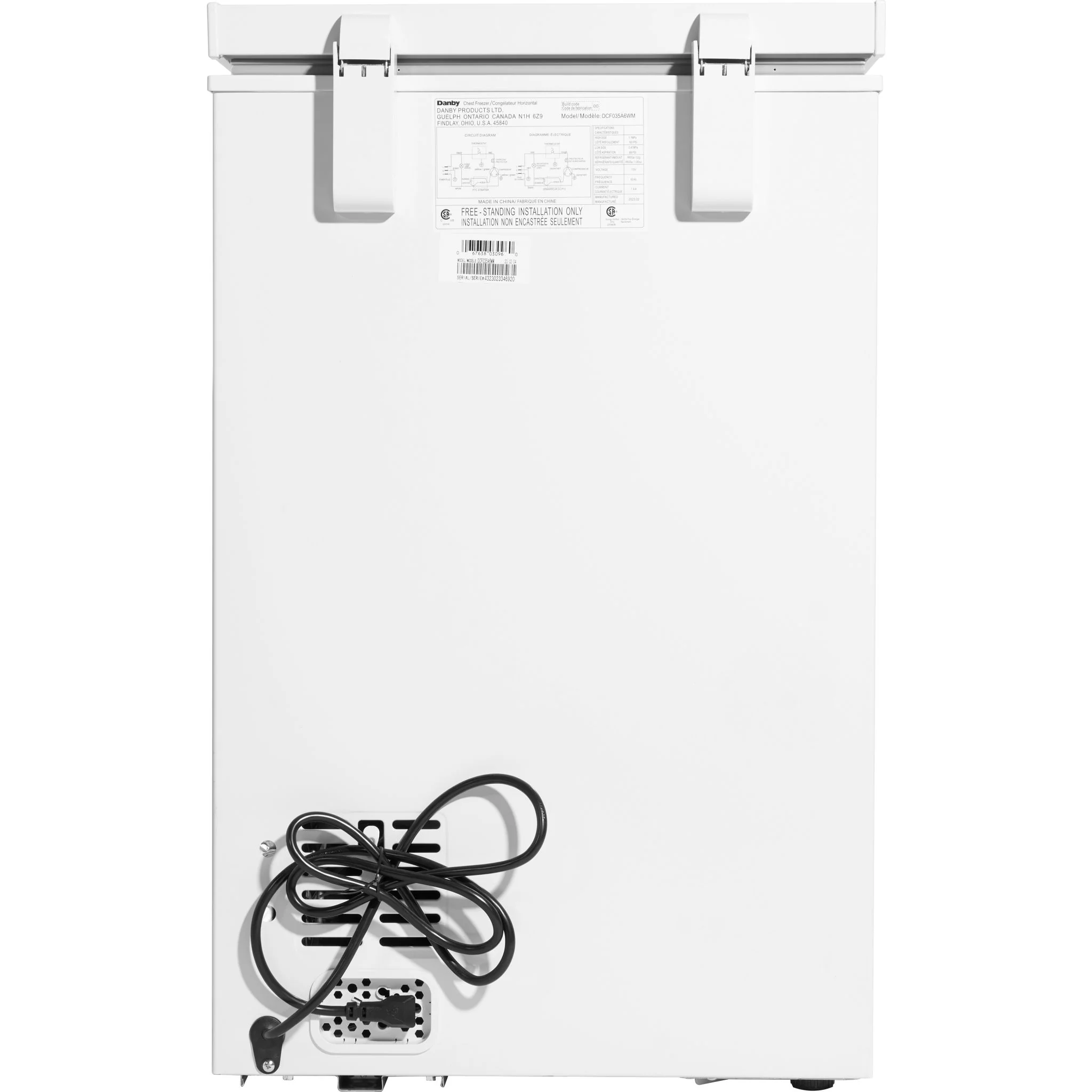 Danby 3.5 cu. ft. Square Model Chest Freezer -White (DCF035A6WM) - Image 15
