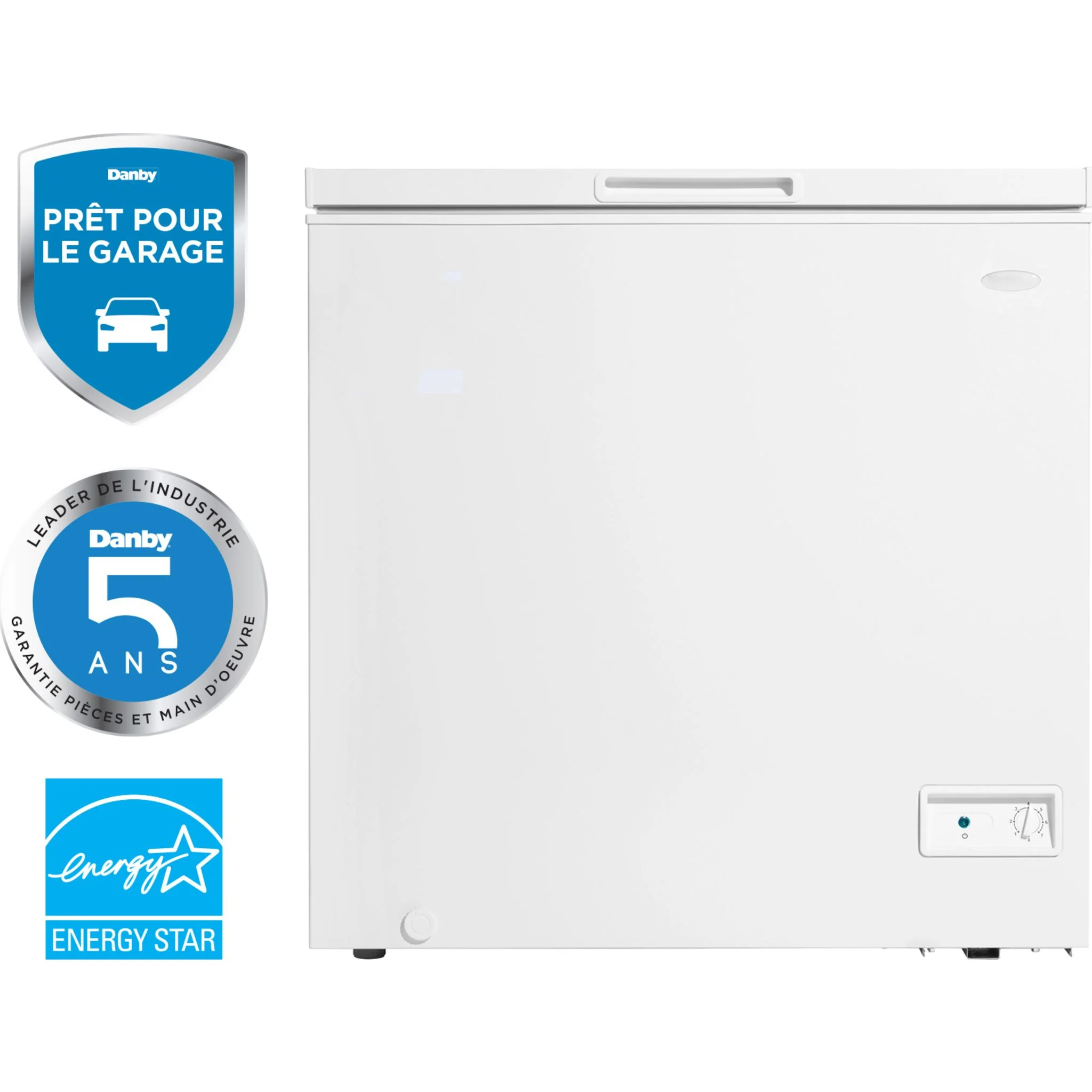 Danby 7.0 cu. ft. Square Model Chest Freezer -White (DCF070A6WM) - Image 2