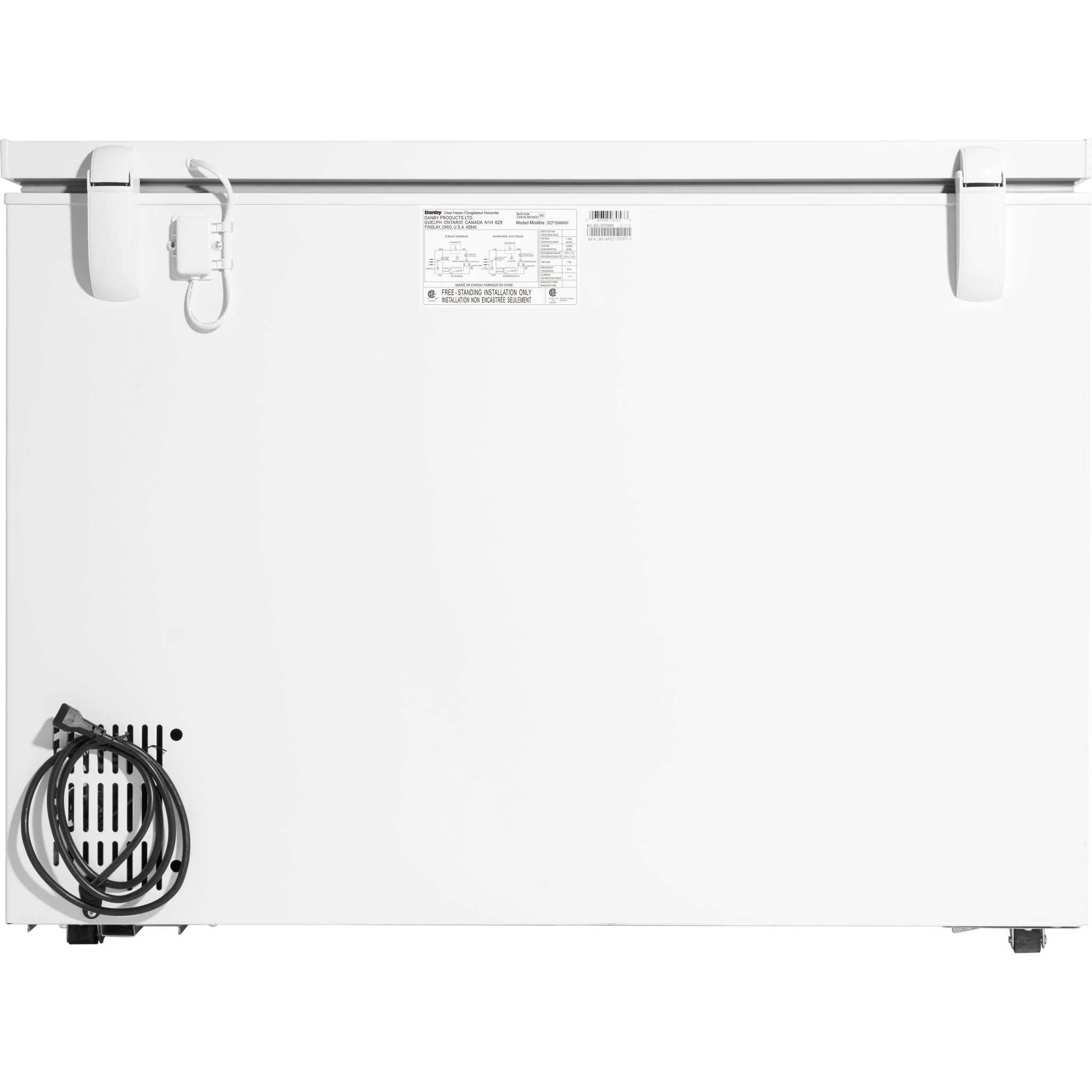 Danby 10.0 cu. ft. Square Model Chest Freezer -White (DCF100A6WM) - Image 12