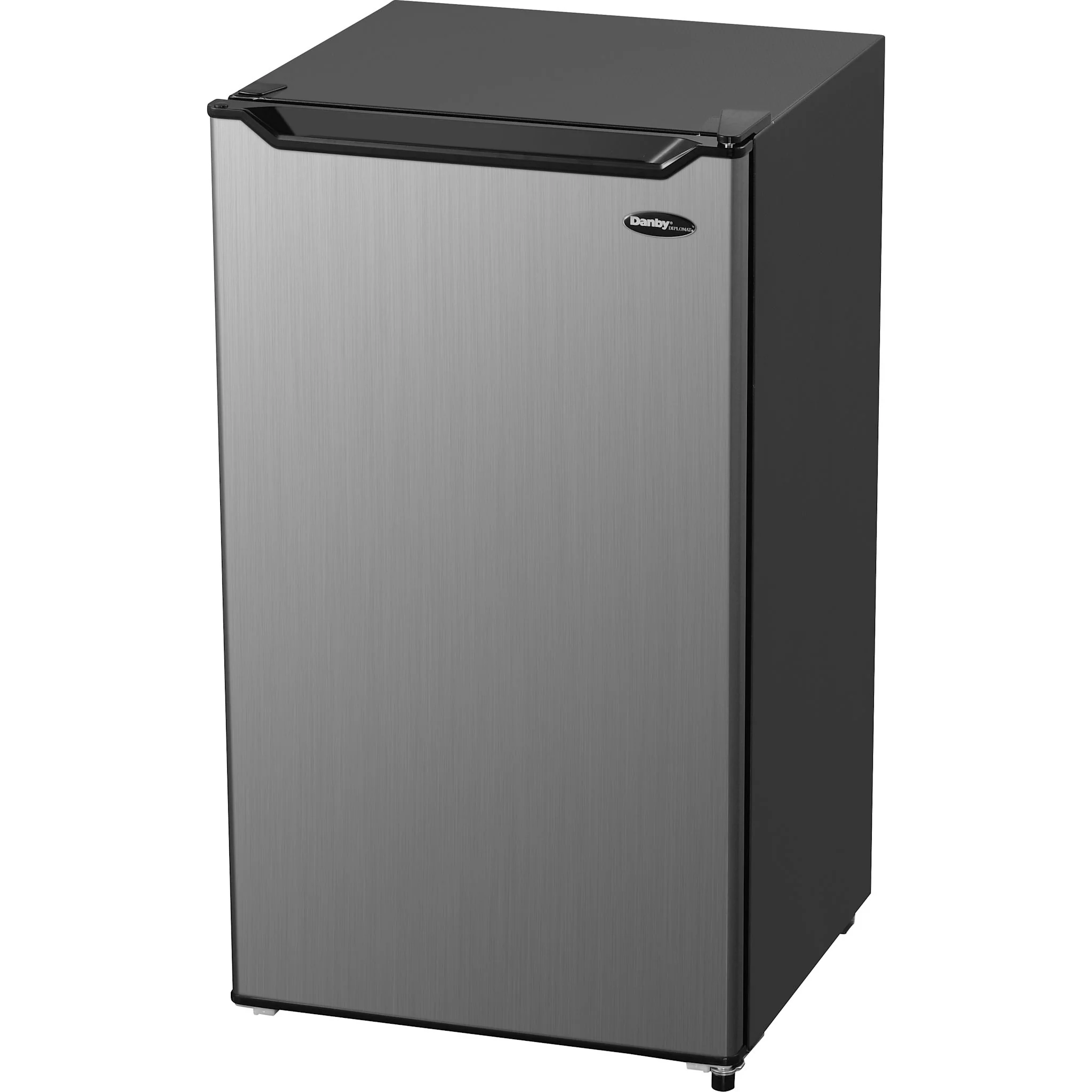 Danby Diplomat 3.2 cu. ft. Compact Refrigerator  -Stainless Look (DCR033B2SLM) - Image 2